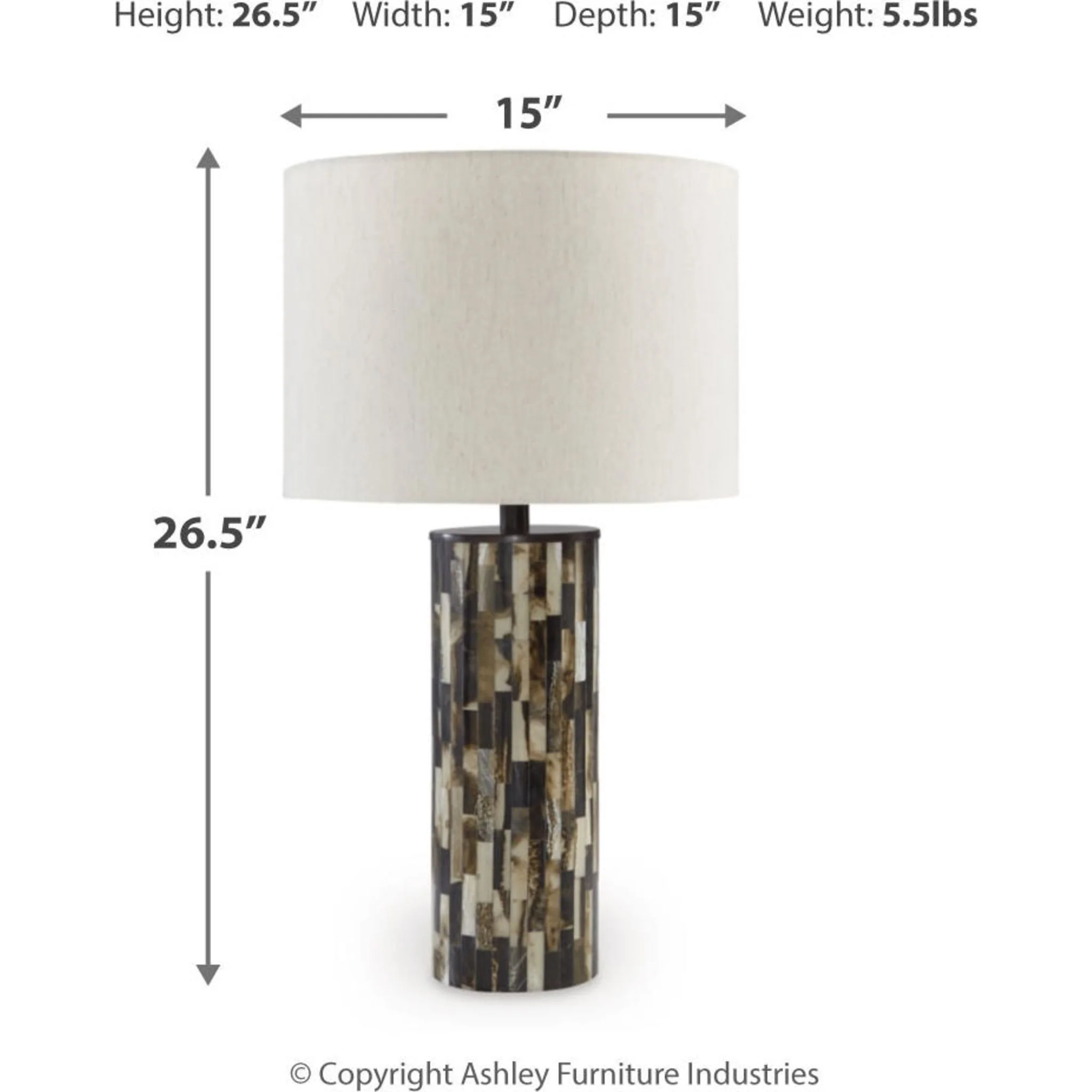 Ellford Table Lamp (Single) - Image 6