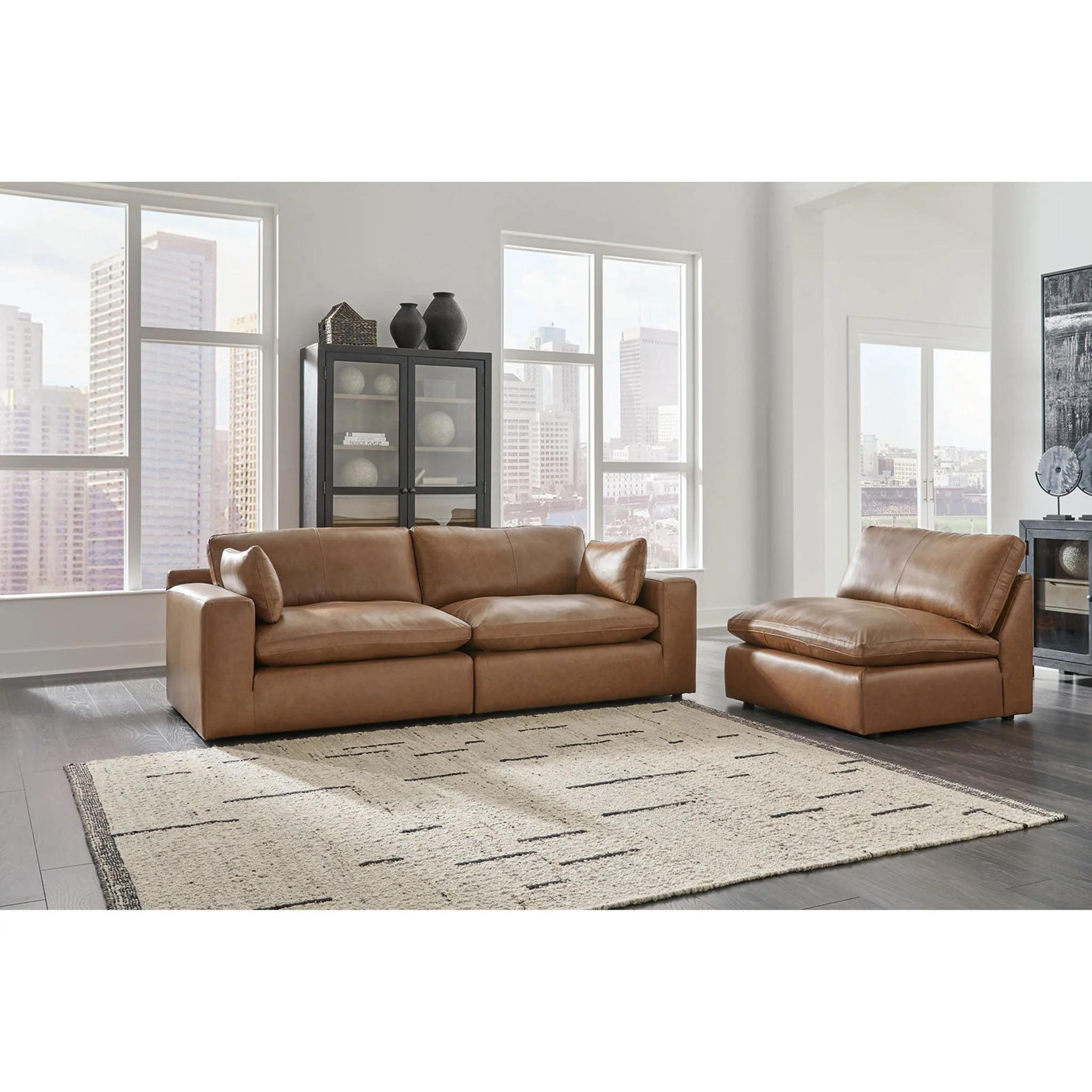 Emilia Cloud Collection 3 Piece Modular Sectional - Image 21