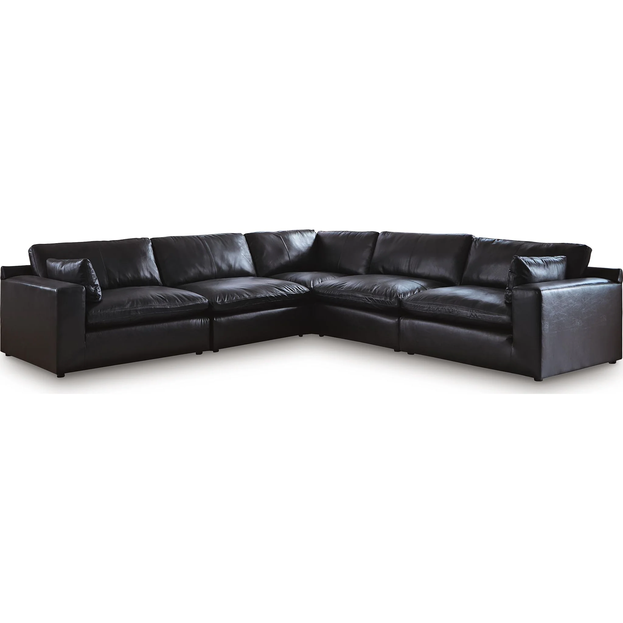 Emilia Cloud Collection 5 Piece Modular Sectional - Image 17