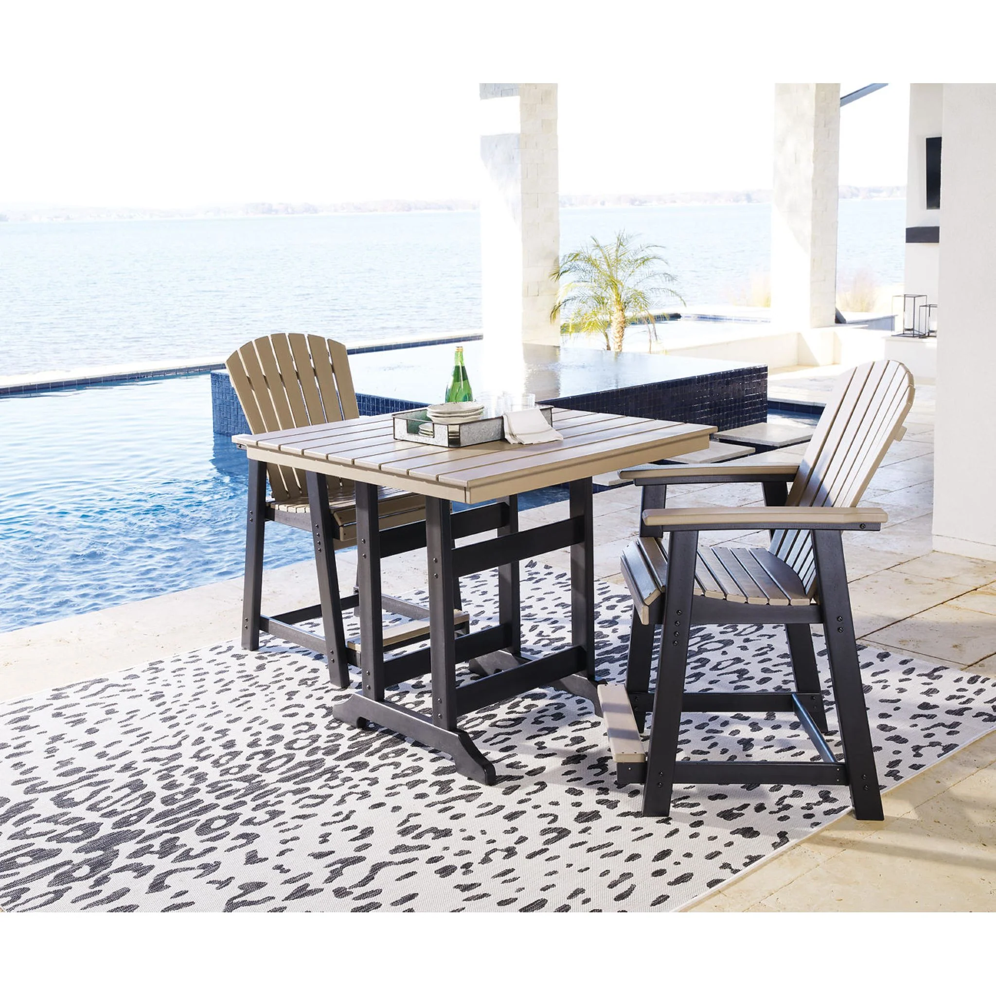 Fairen Trail Outdoor Counter Height Dining Set - Image 2