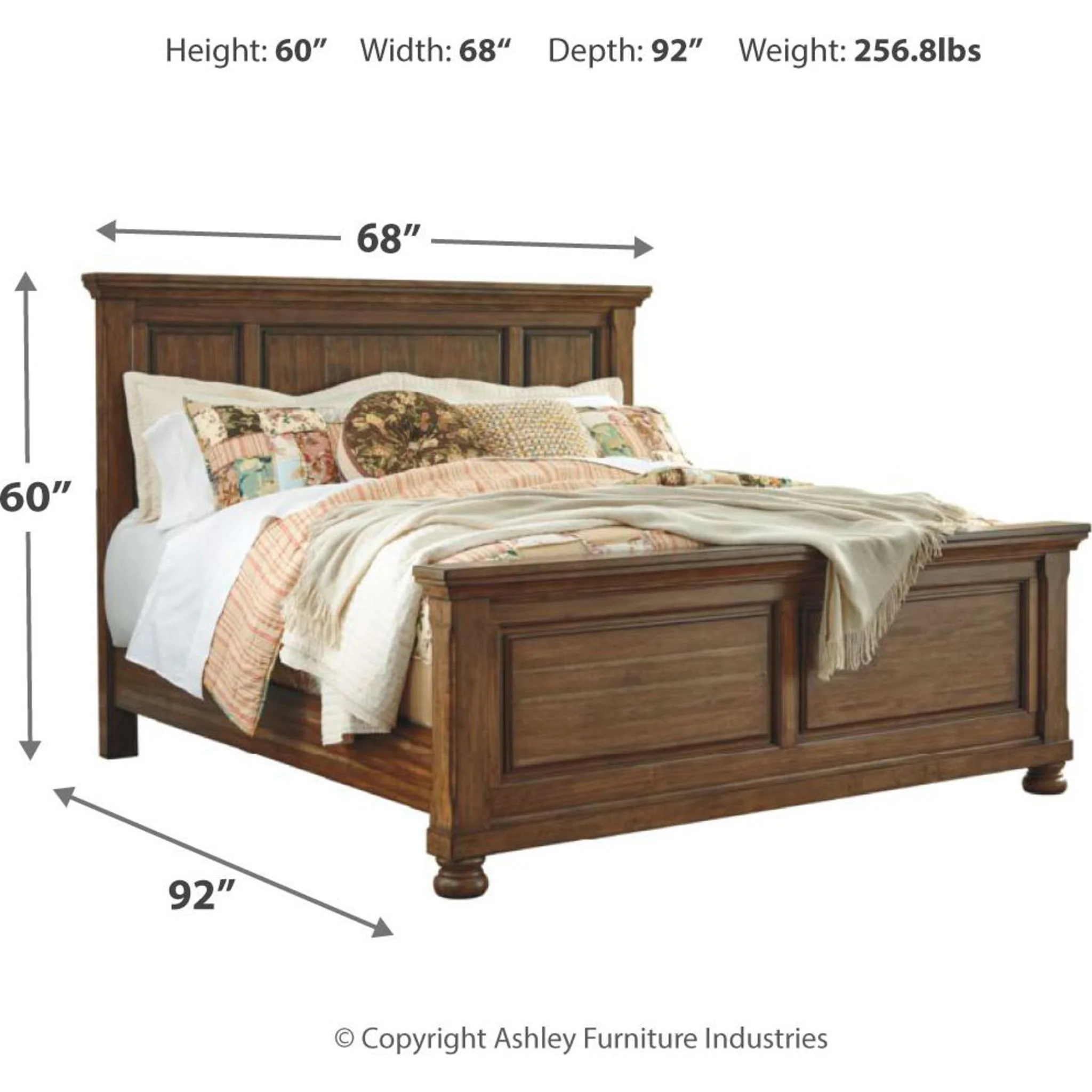 Flynnter 5 Piece Panel Bedroom - Image 13