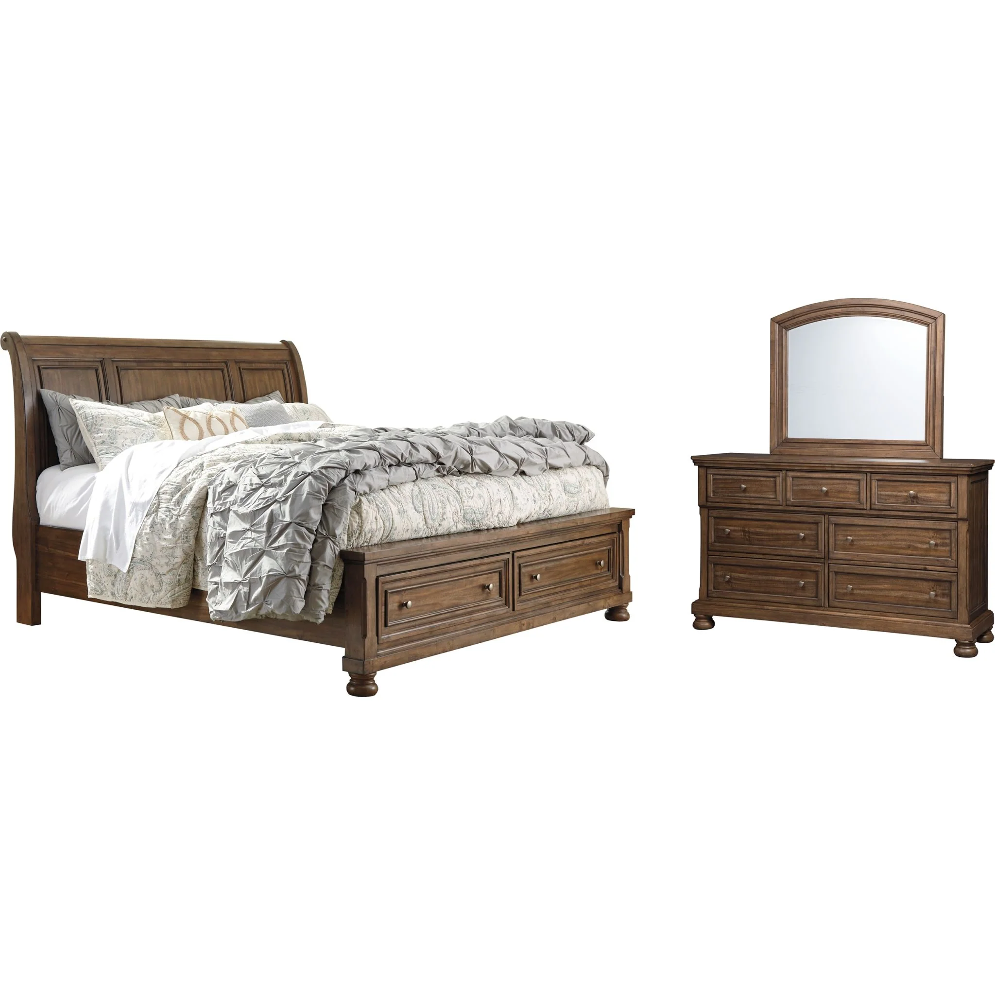 Flynnter 5 Piece Sleigh Bedroom