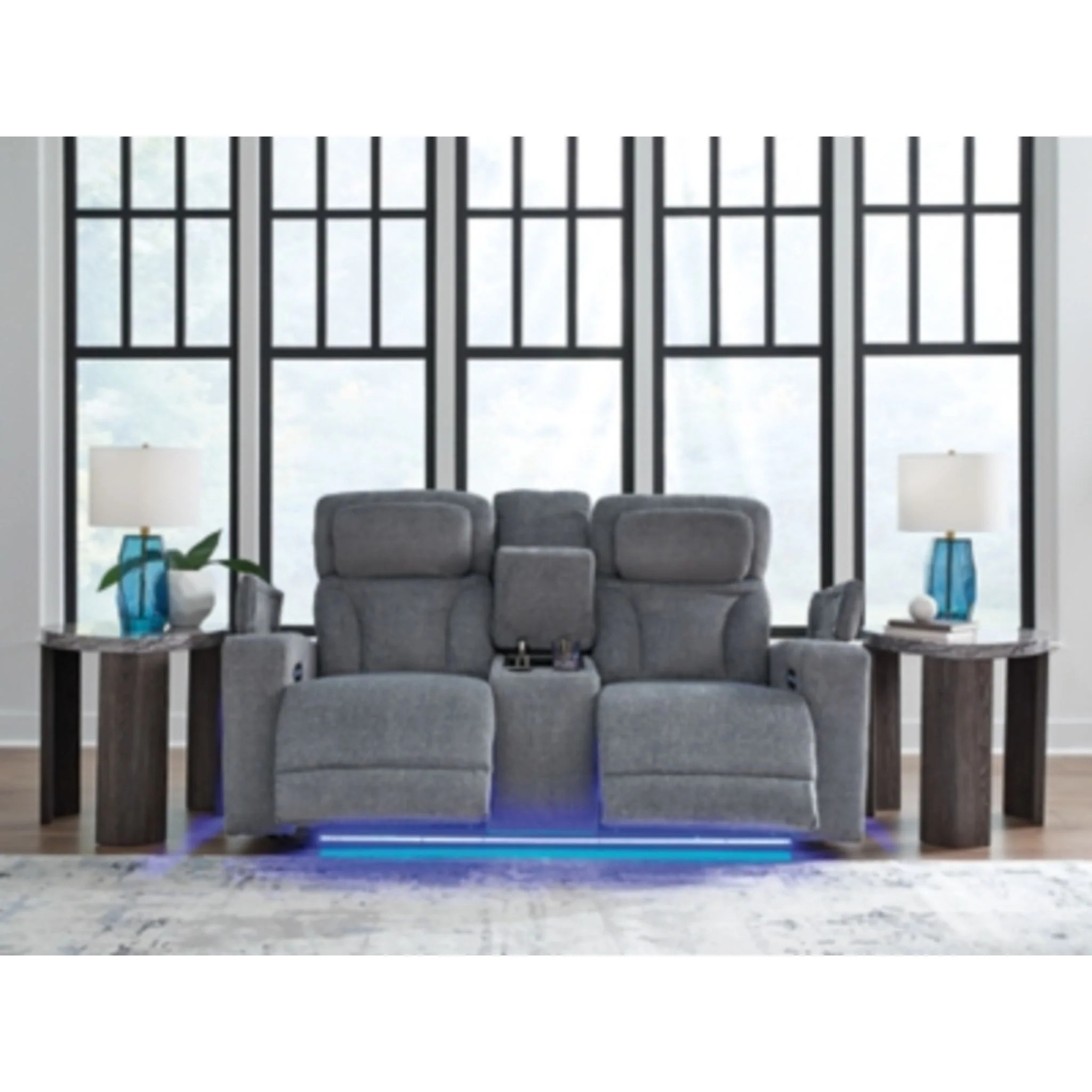 Forest Lake Power Reclining Loveseat with Console - Image 10