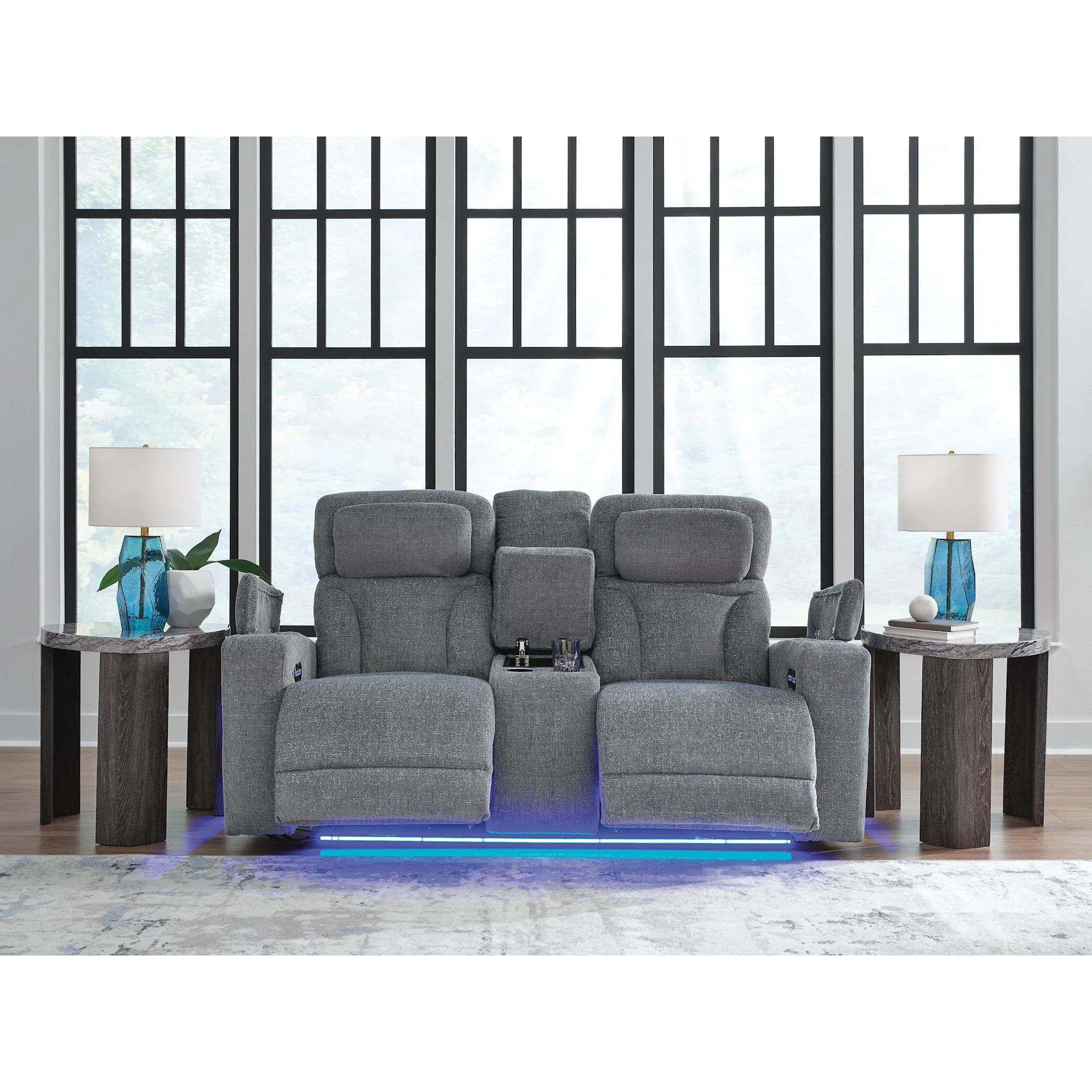 Forest Lake Power Reclining Loveseat with Console - Image 24