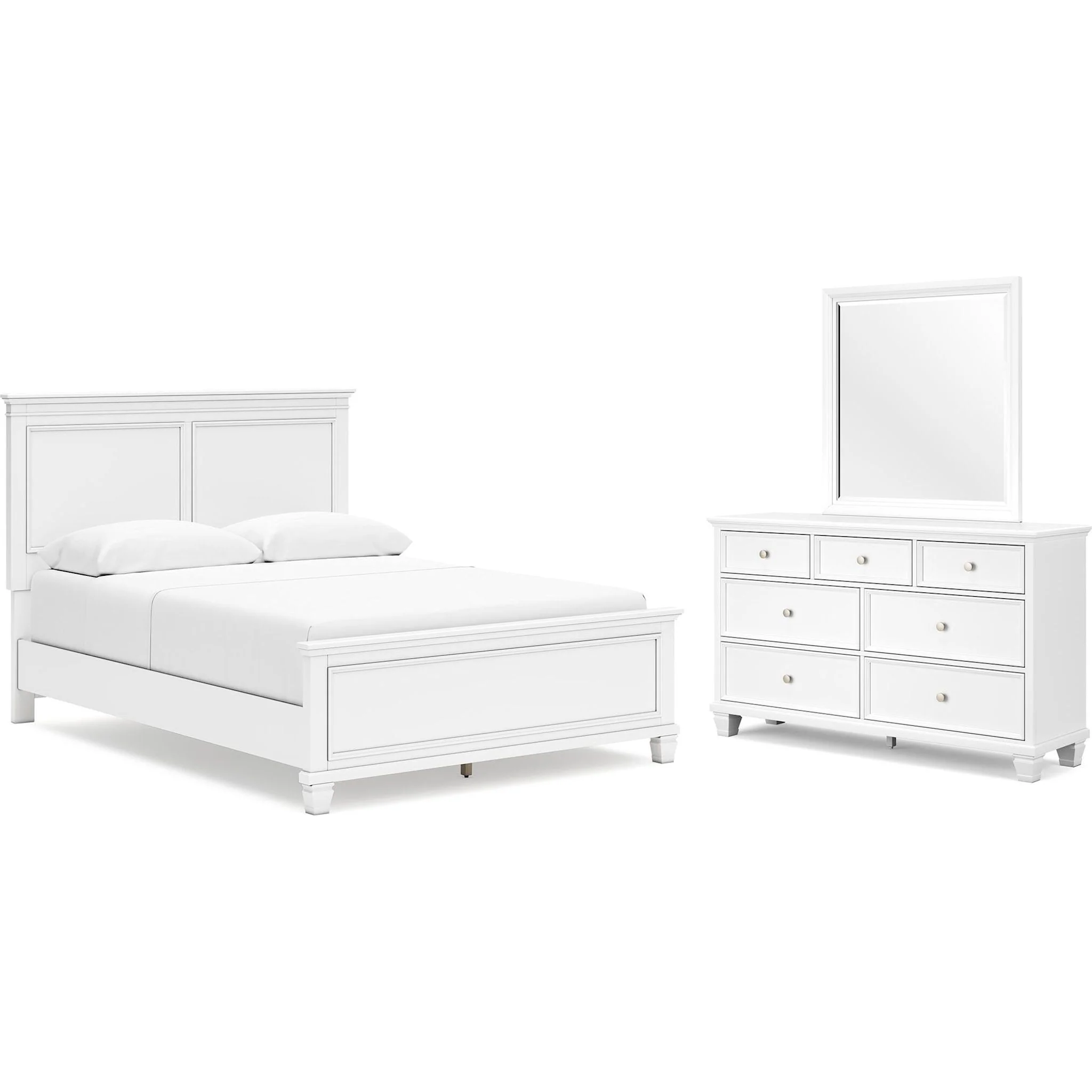 Fortman 5 Piece Panel Bedroom - Image 13