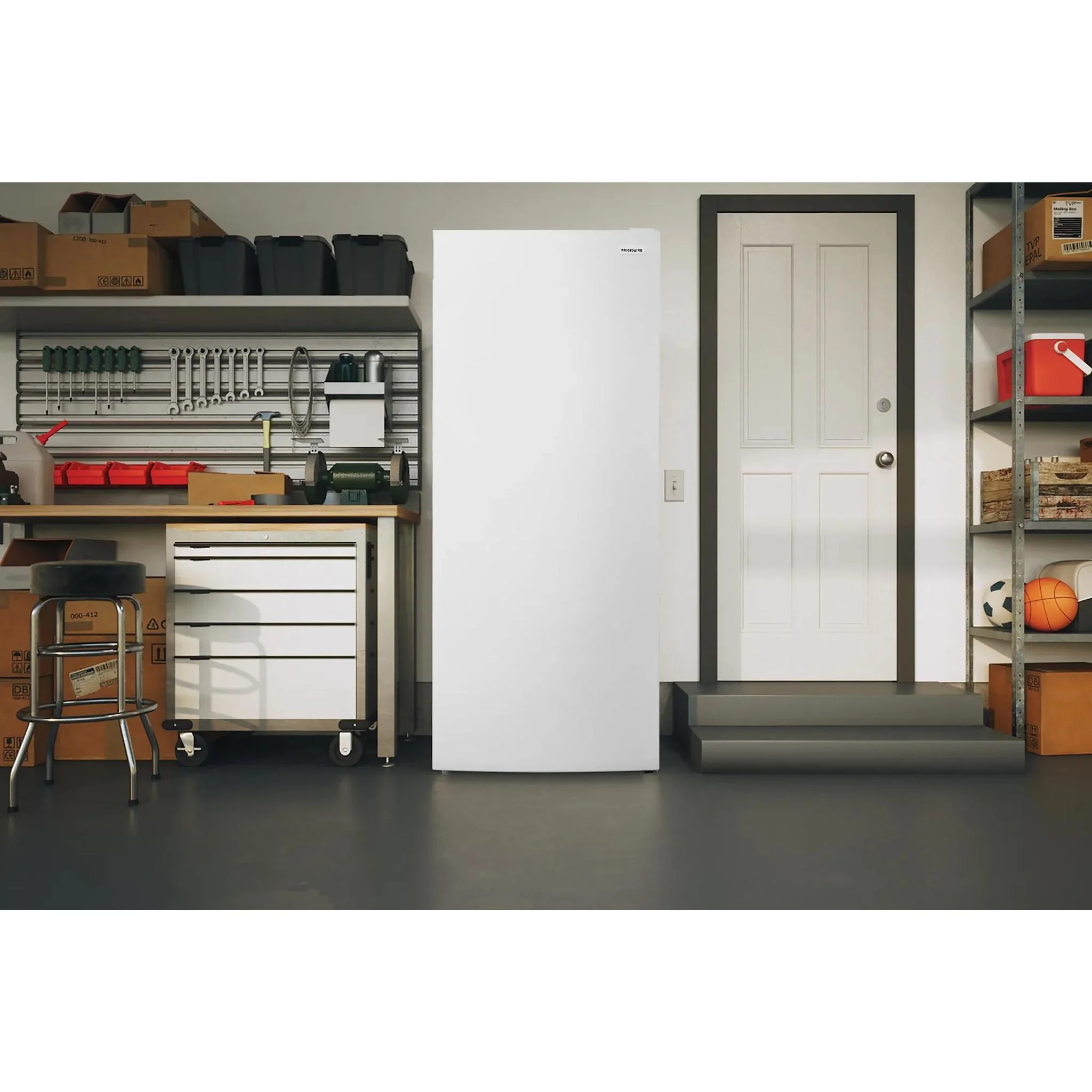 Frigidaire 16 Cu. Ft. Garage Ready Upright Freezer - White (FFUE1626AW) - Image 8