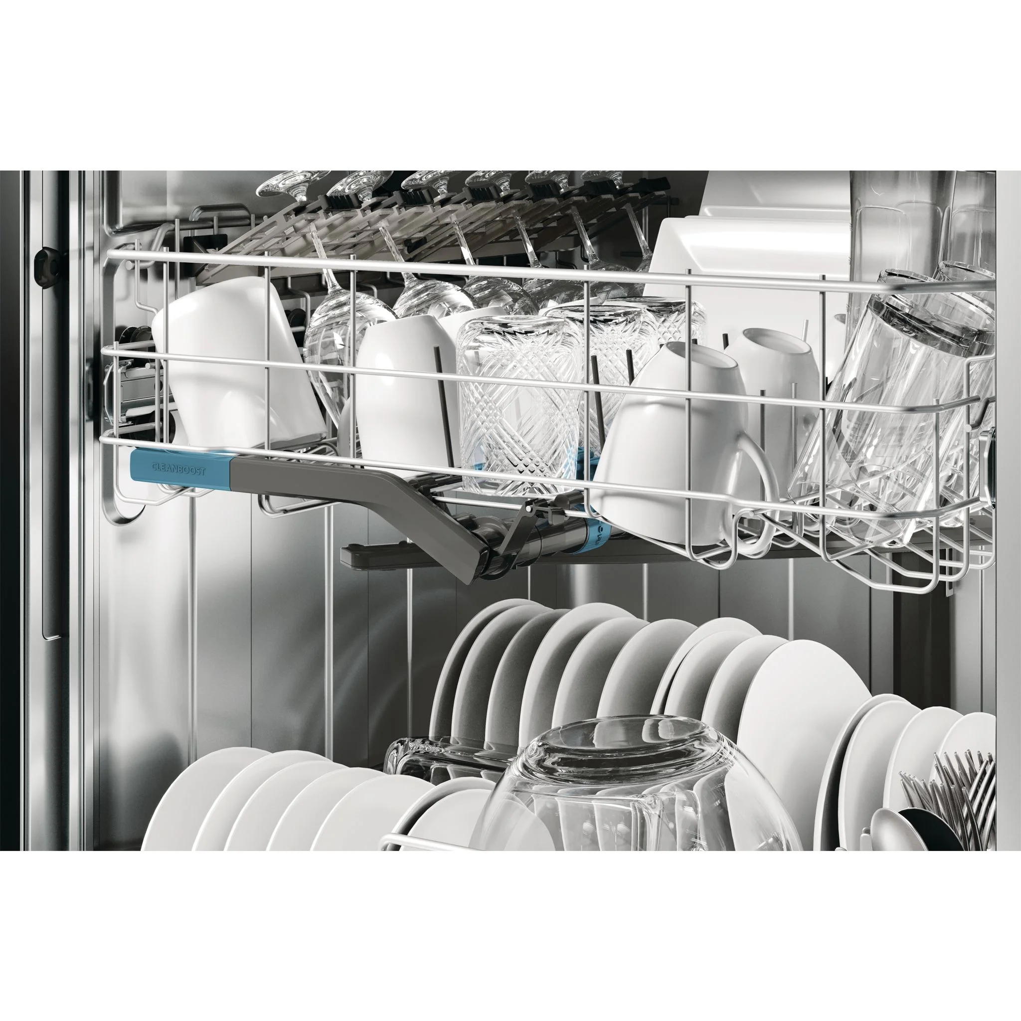 Frigidaire Gallery 24" Stainless Steel Tub Built-In Dishwasher with CleanBoost™ - Black Stainless ( GDSH4715AD ) - Image 9