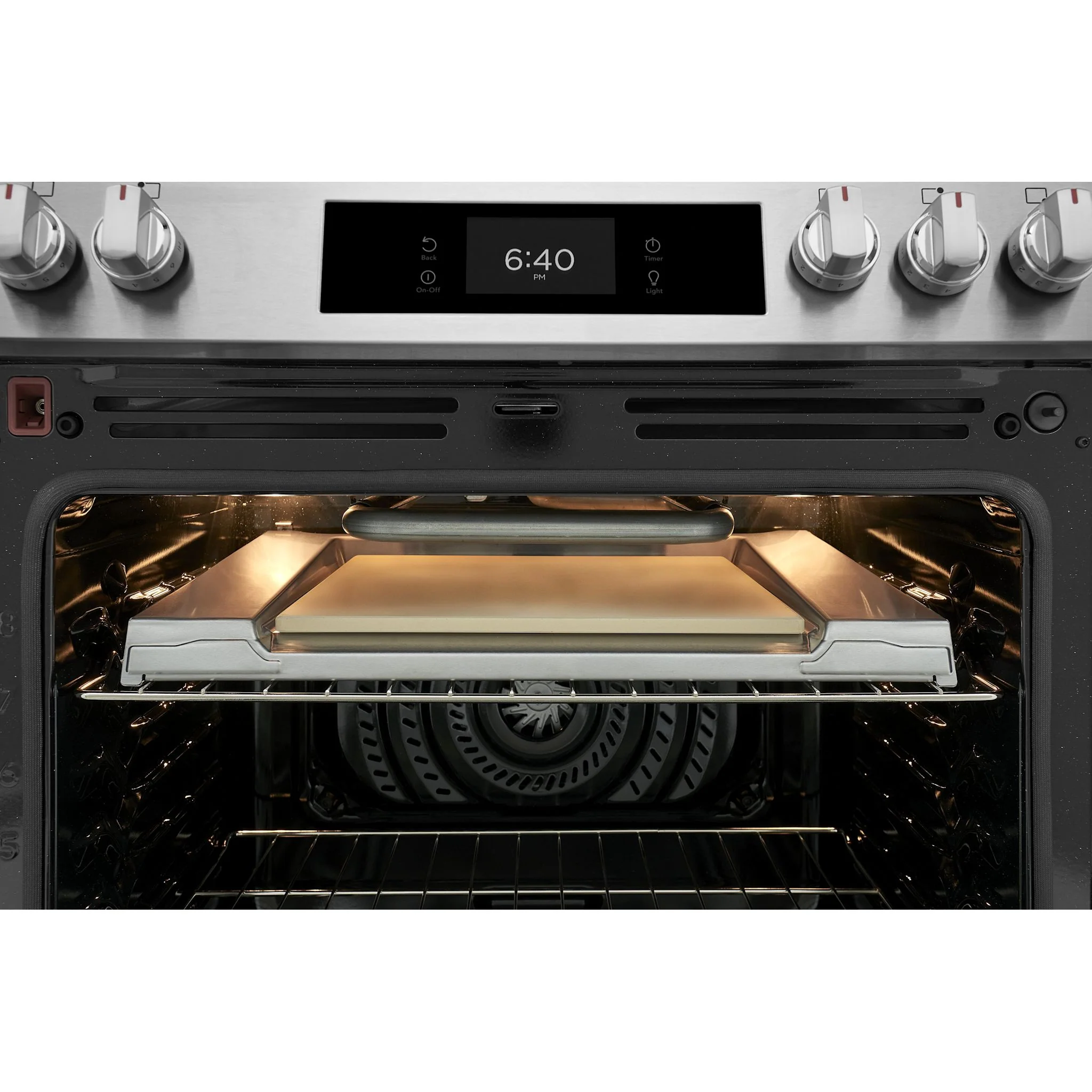 Frigidaire Gallery 30'' Front Control Gas Range with Stone-Baked Pizza - Stainless Steel (GCFG3070BF) - Image 12