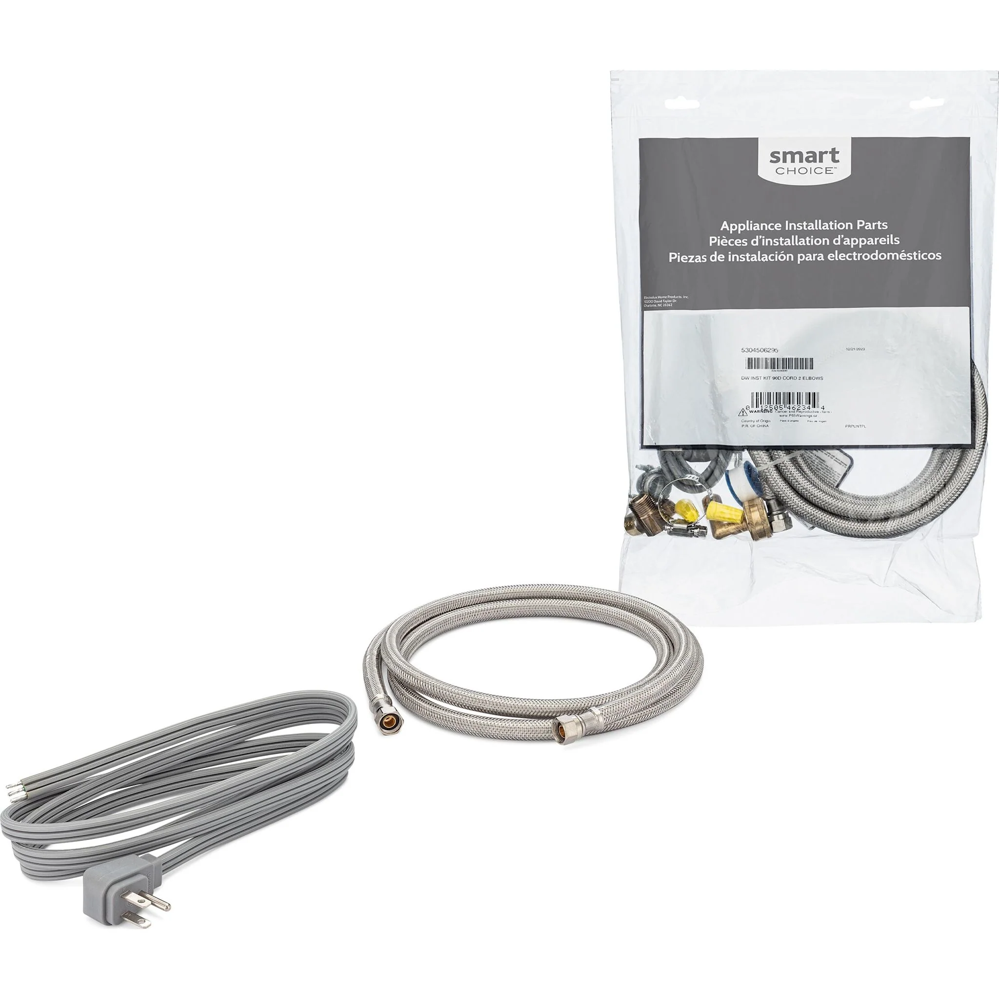Frigidaire Dishwasher Instalation Kit 6' SS - Stainlees Steel (5304506295) - Image 2