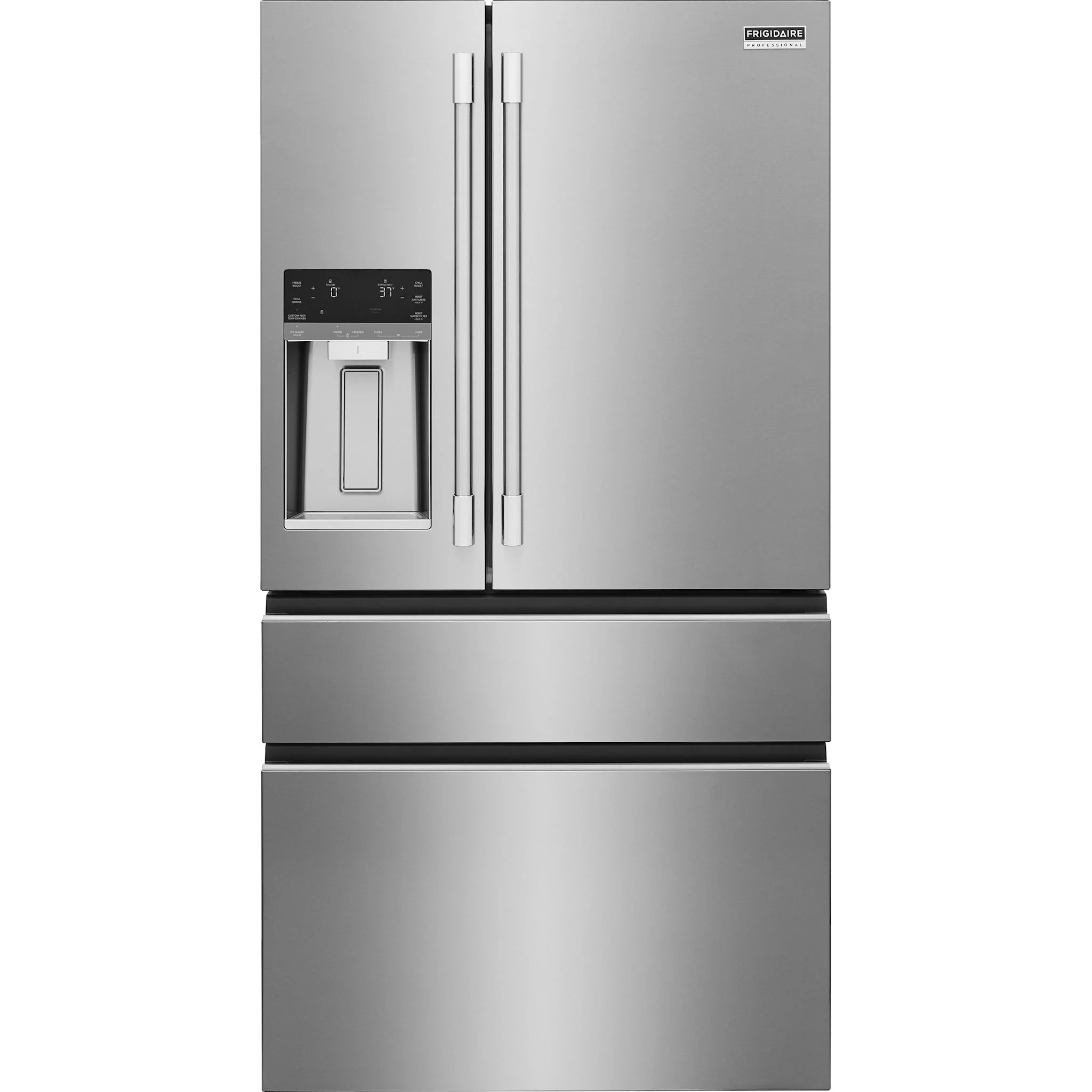 Frigidaire Professional 21 Cu. Ft. Counter-Depth 4-Door French Door Refrigerator - SmudgeProof Stainless Steel (PRMC2290BF)