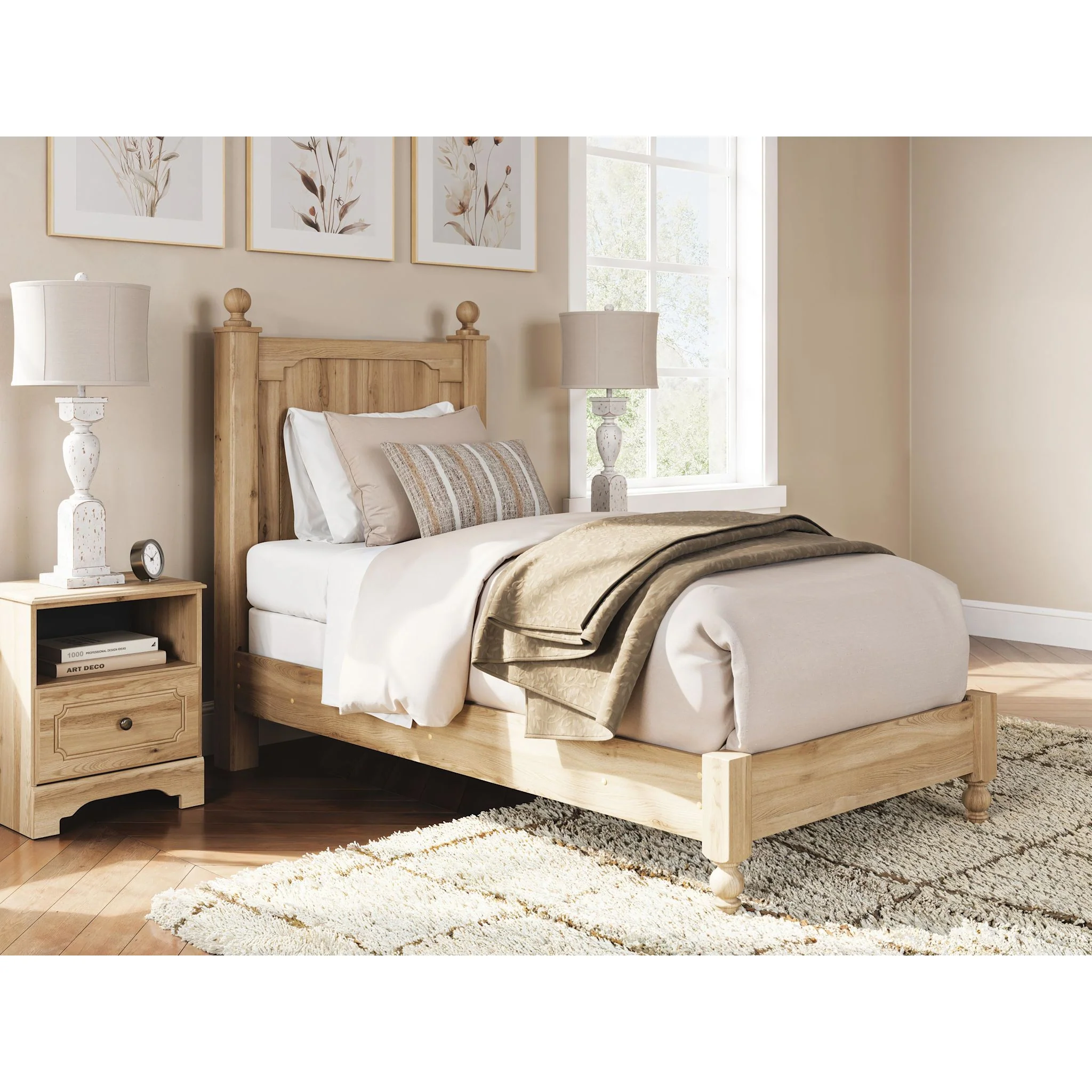 Galletyn 5 Piece Twin Panel Bedroom - Image 38