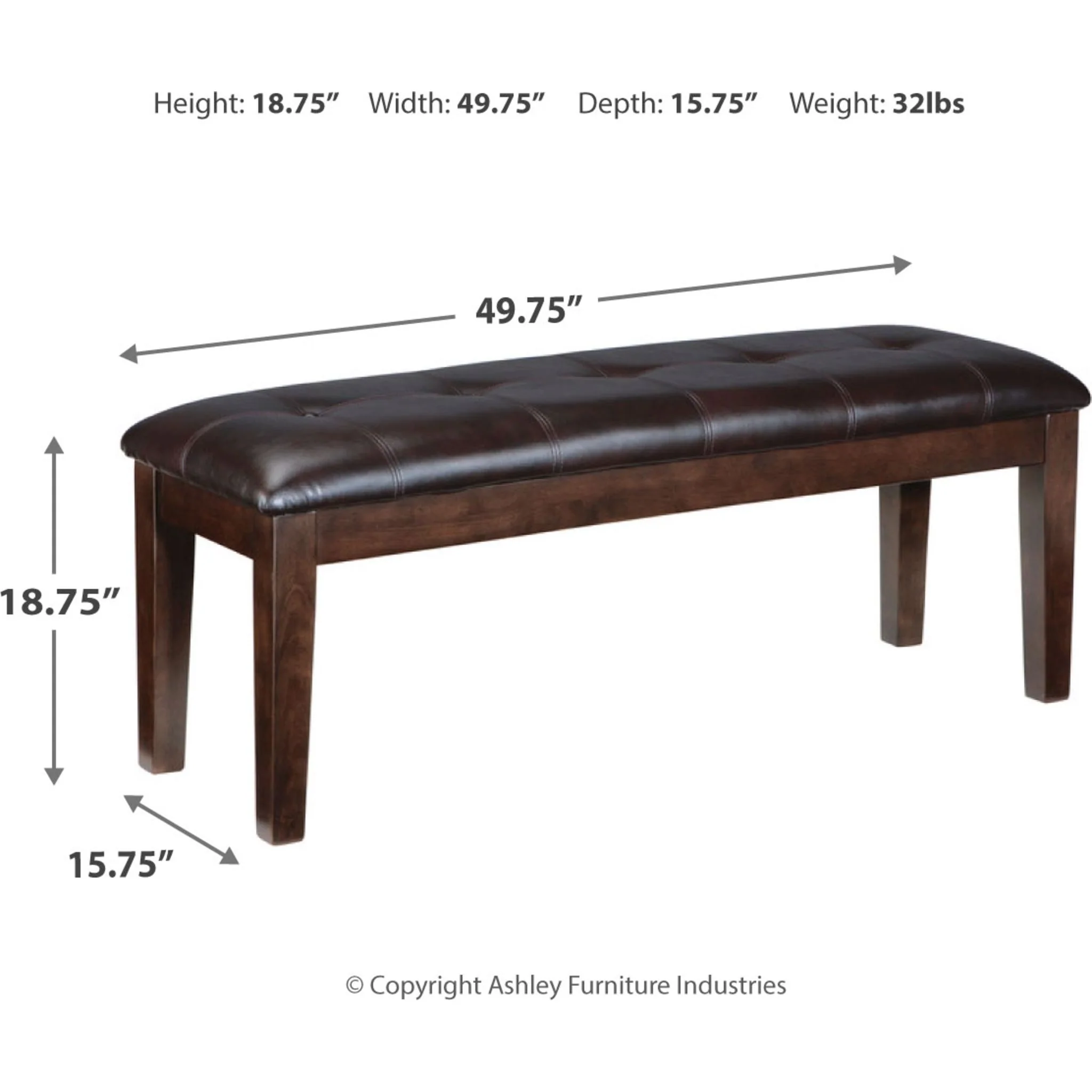 Haddigan Dining Bench - Image 9