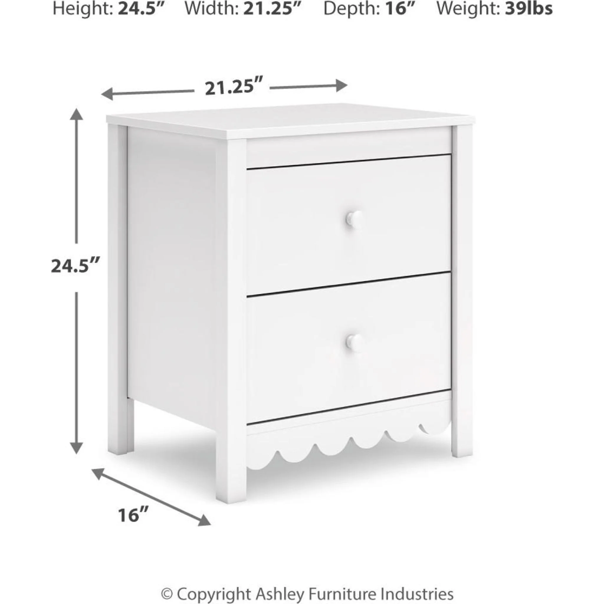 Hallityn Nightstand - Image 6