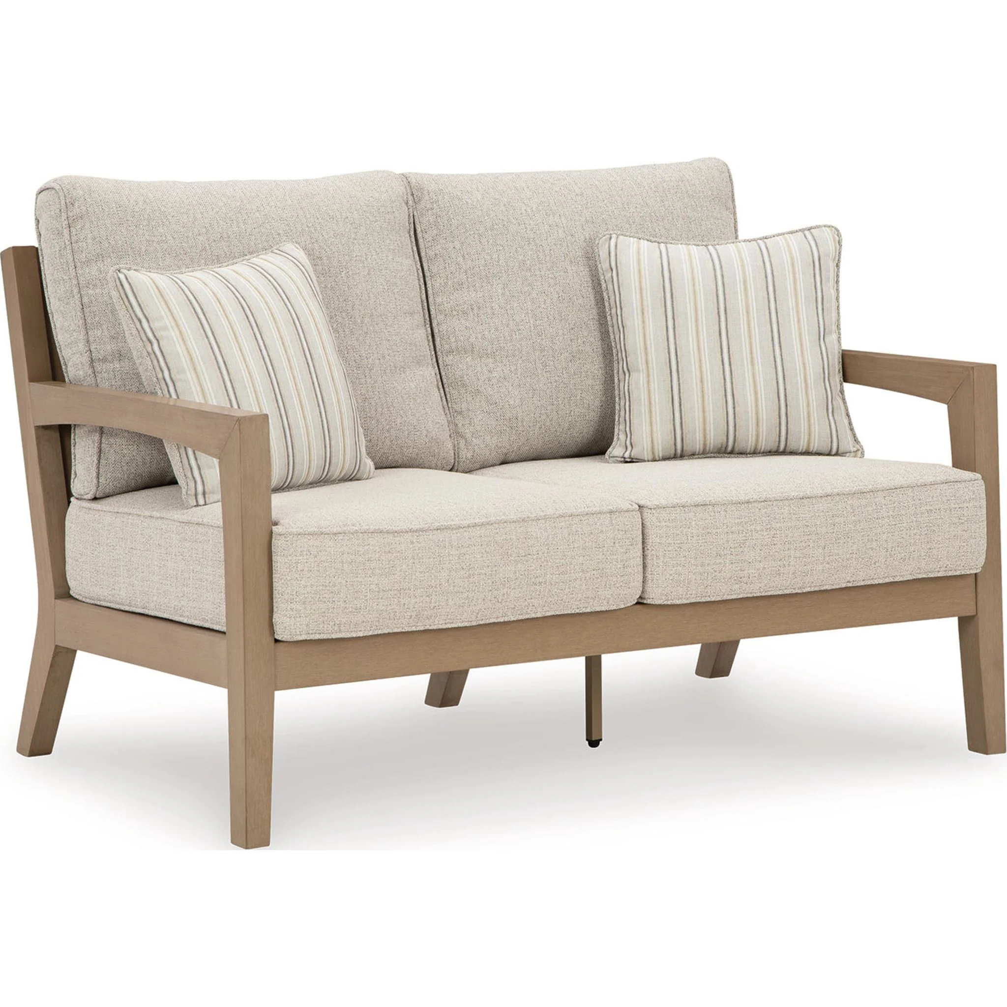 Hallow Creek Outdoor Loveseat with Cushion - Image 44