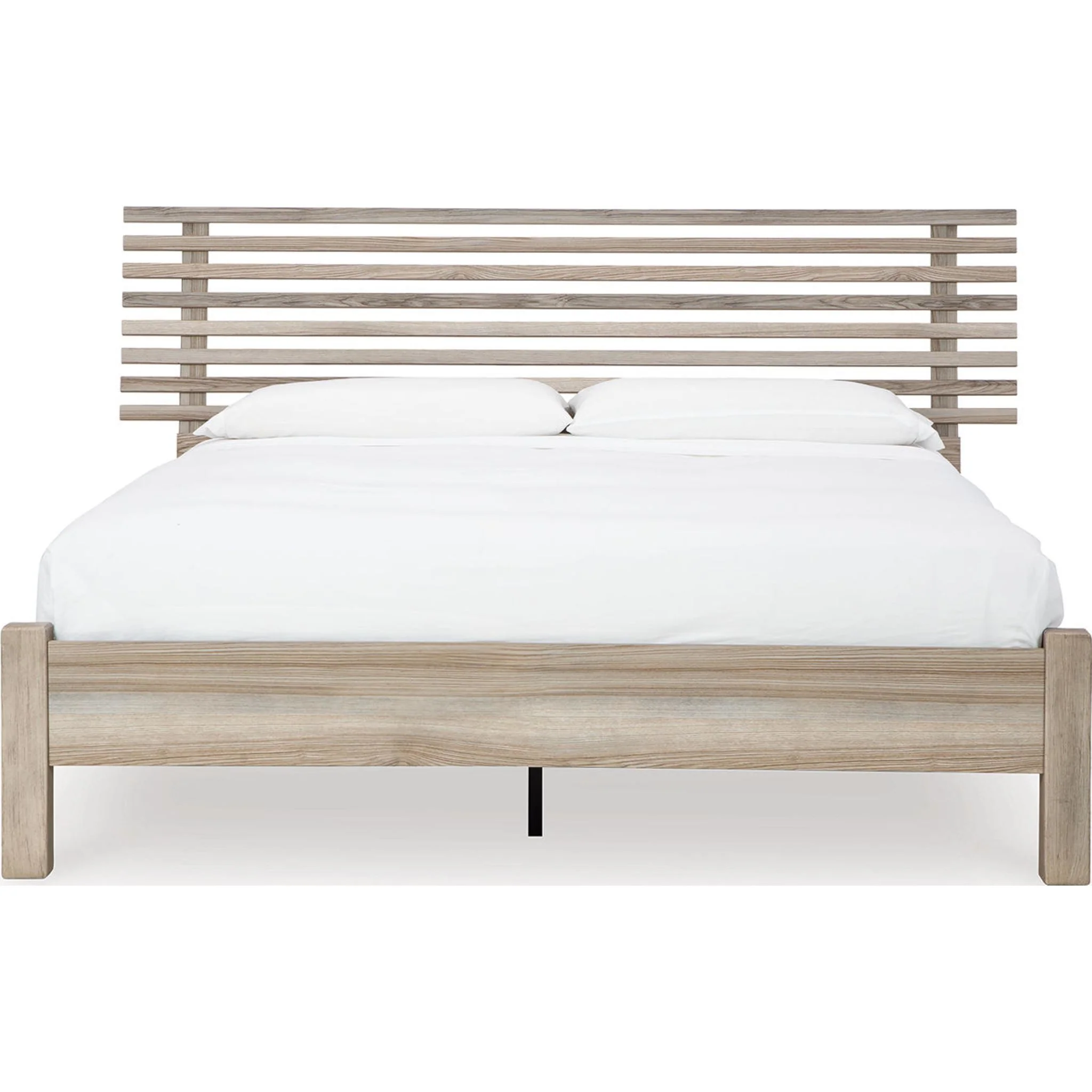 Hasbrick Queen Slat Panel Bed - Image 8