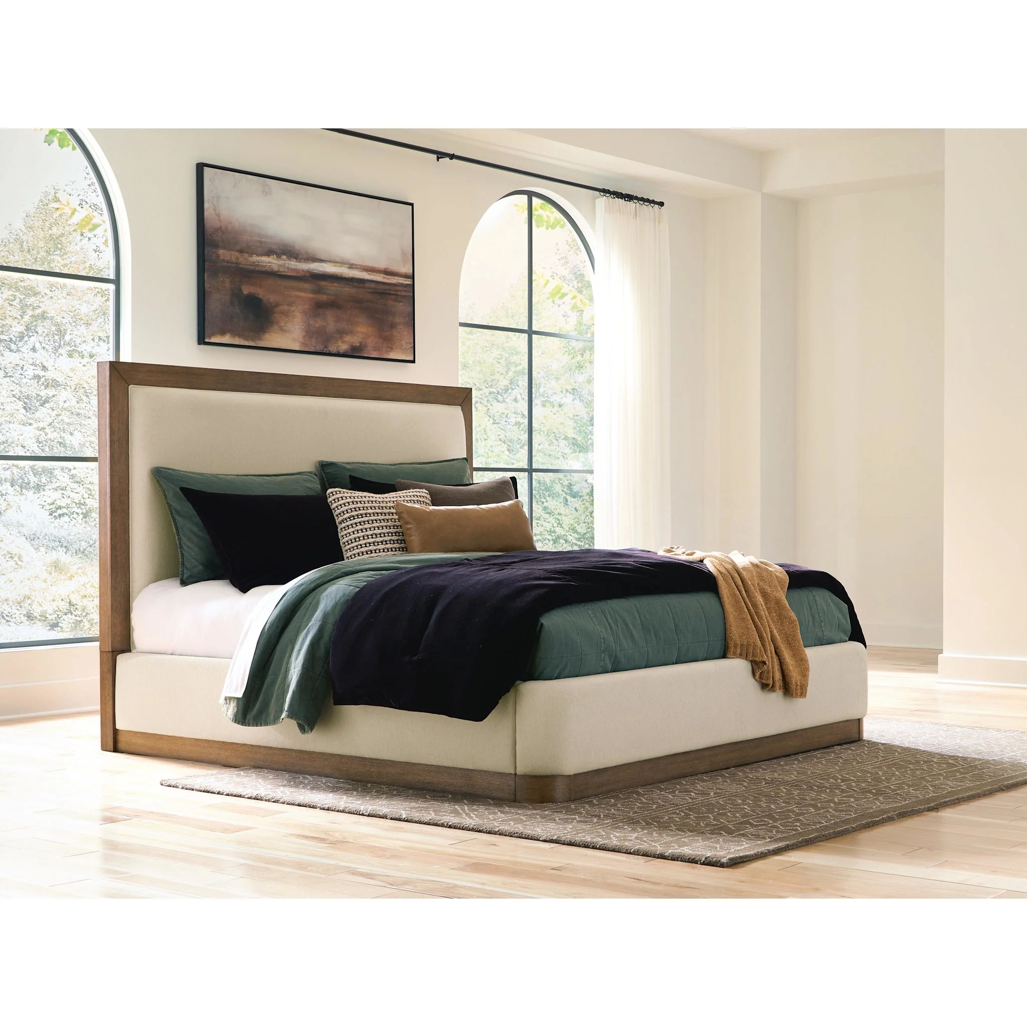 Hennington-Exclusive Upholstered Bed - Image 2