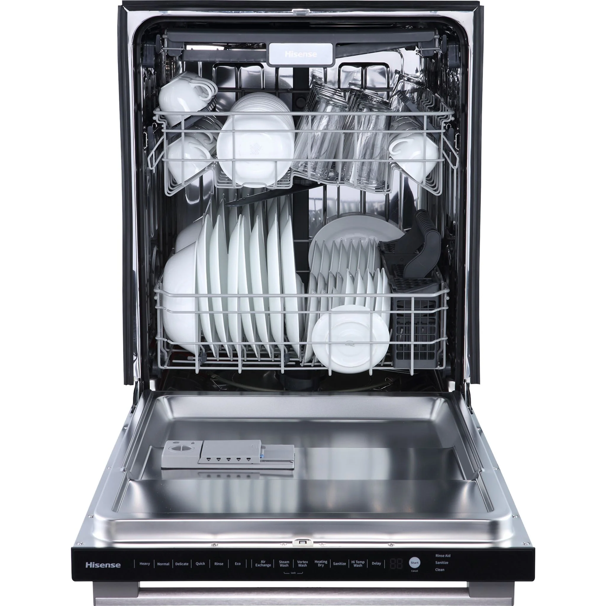 Hisense 24” Top Control Dishwasher with Bar Handle  - Stainless Steel (HDW63314SS) - Image 5
