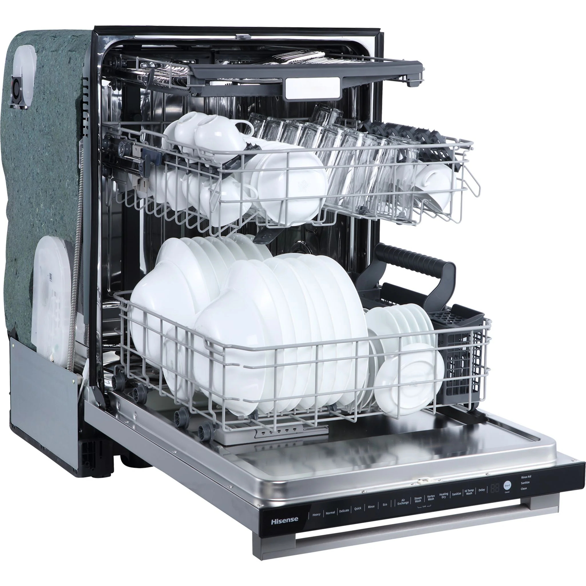 Hisense 24” Top Control Dishwasher with Bar Handle  - Stainless Steel (HDW63314SS) - Image 6