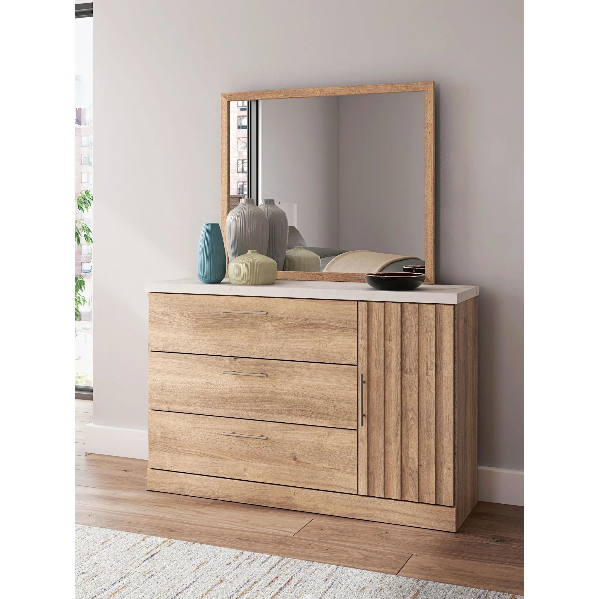 Holloway-Exclusive Dresser and Mirror - Image 2