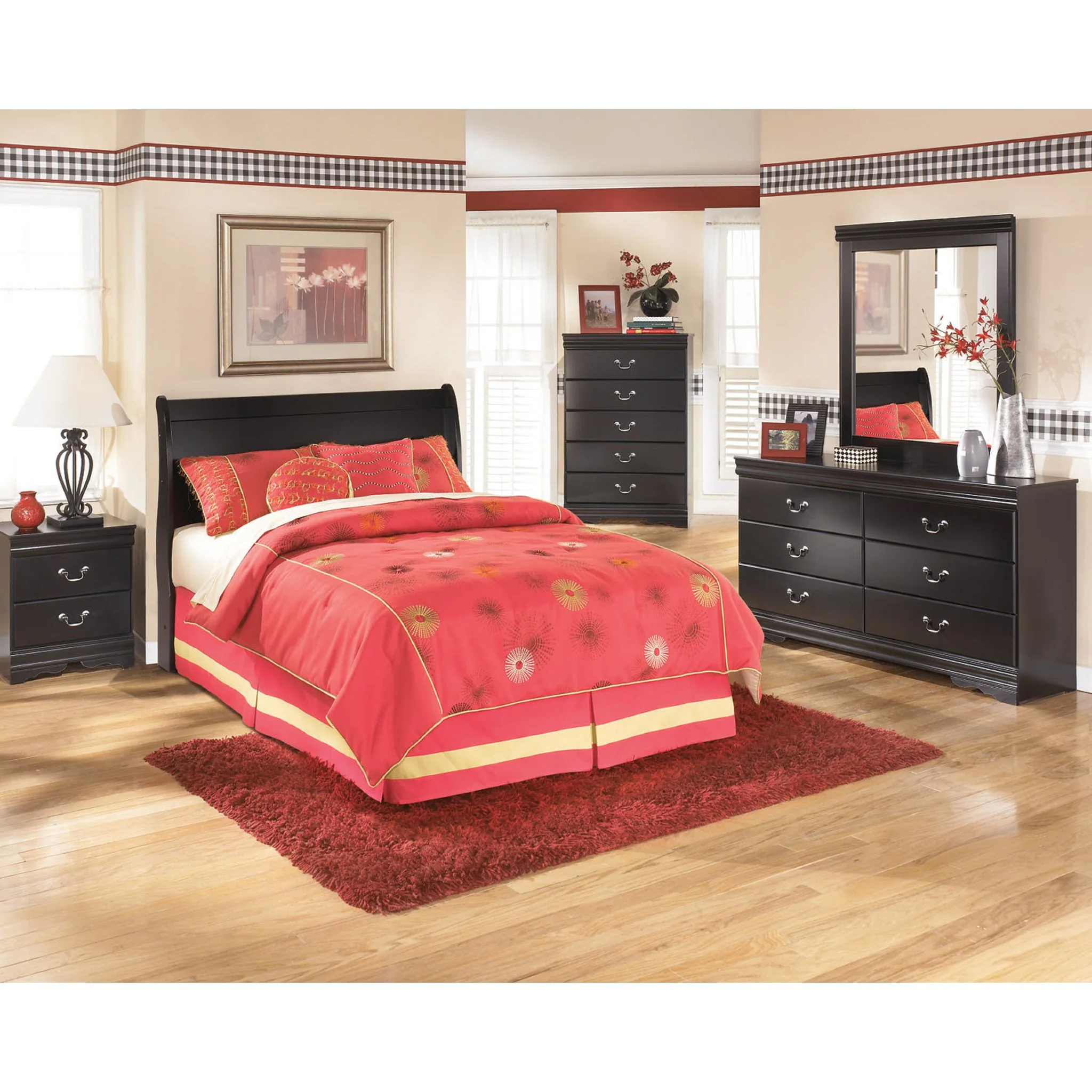 Huey Vineyard Twin Sleigh Headboard - Image 9