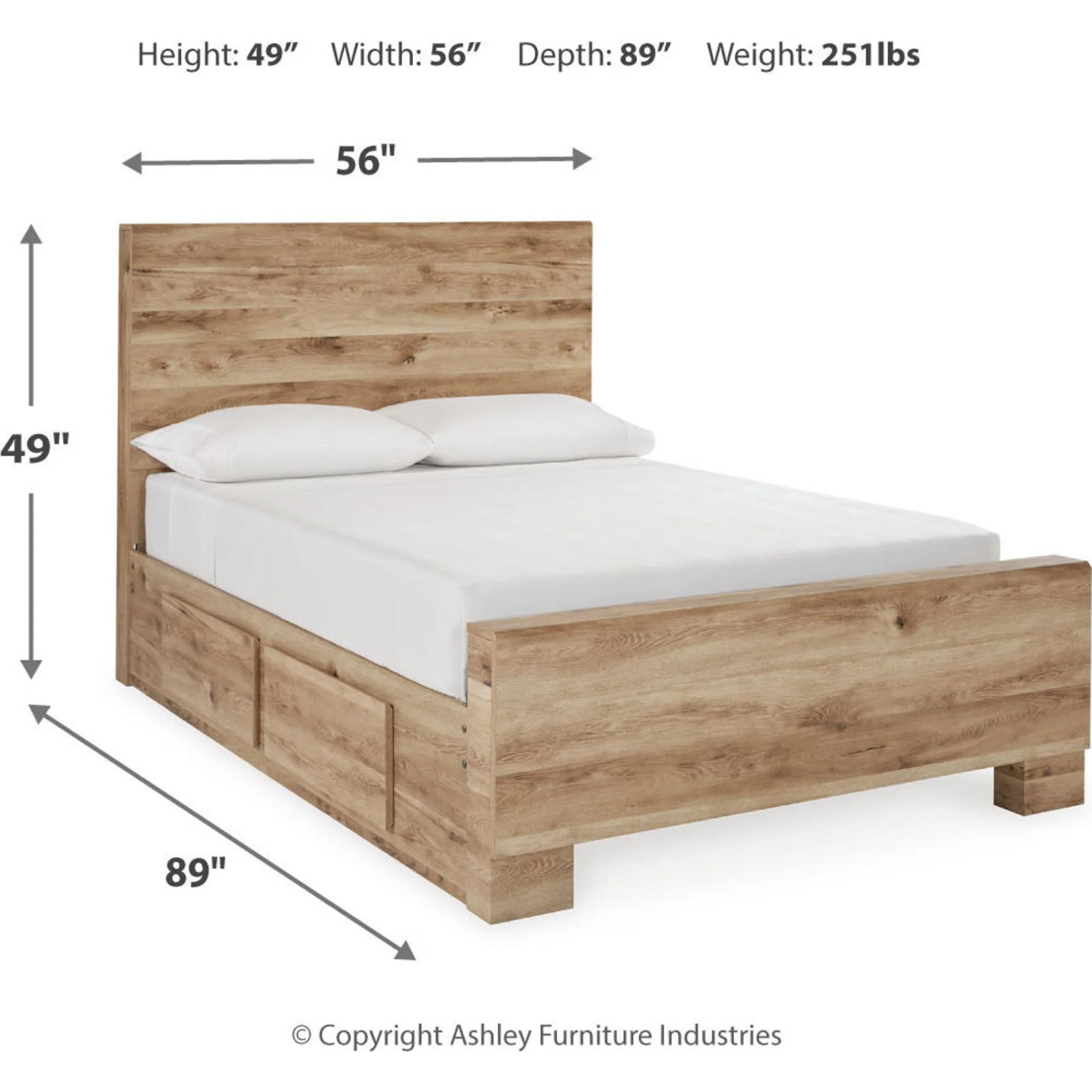 Hyanna 5 Piece Full Storage Bedroom - Image 7