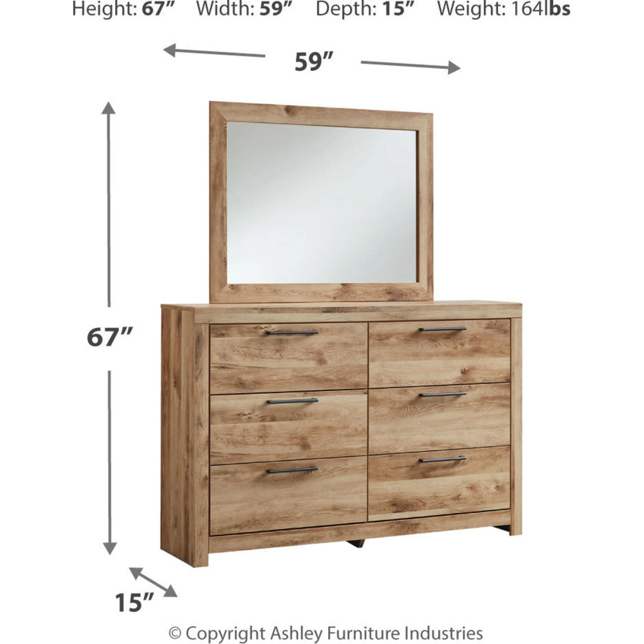Hyanna 5 Piece Queen Panel Bedroom - Image 10