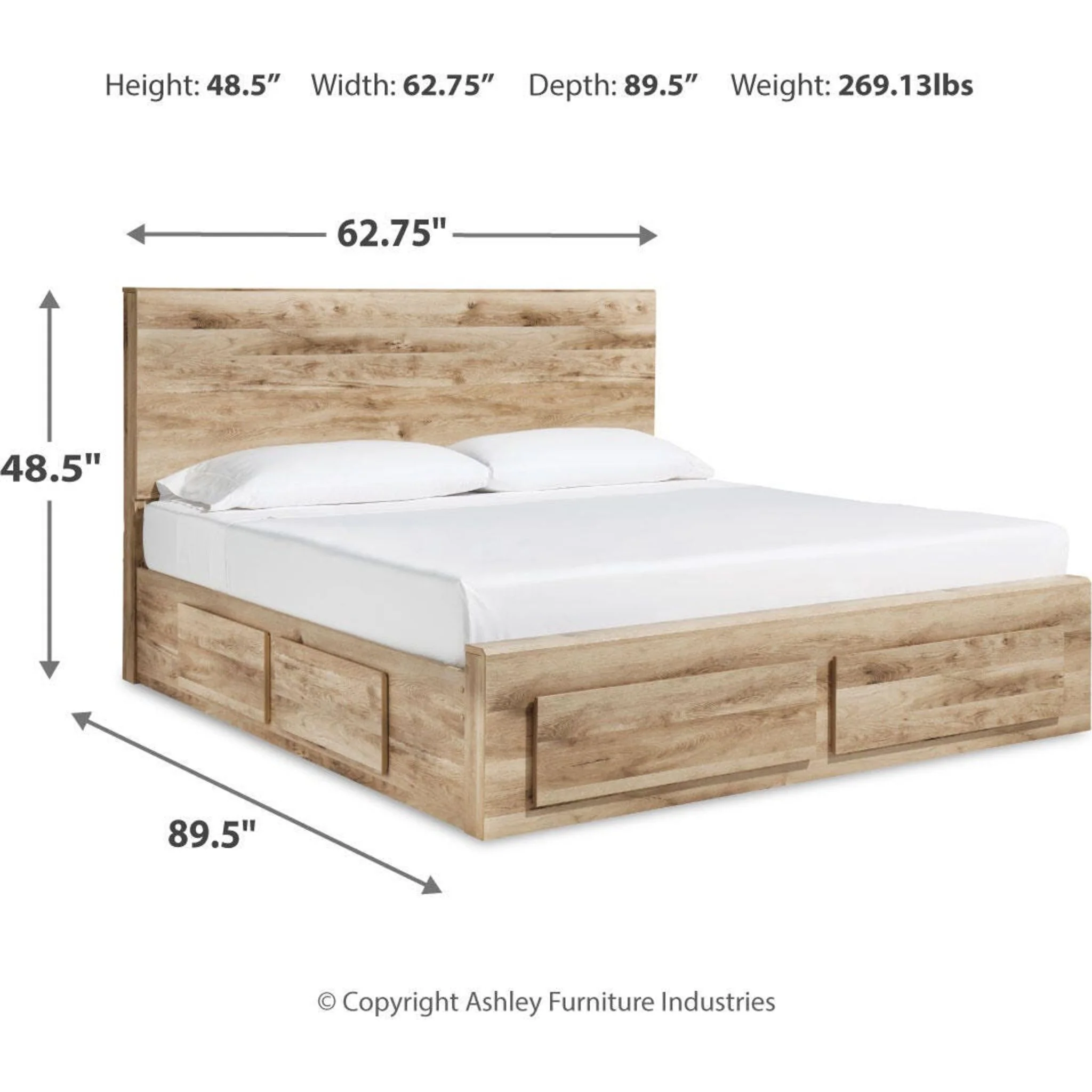 Hyanna 5 Piece Queen Storage Bedroom - Image 47