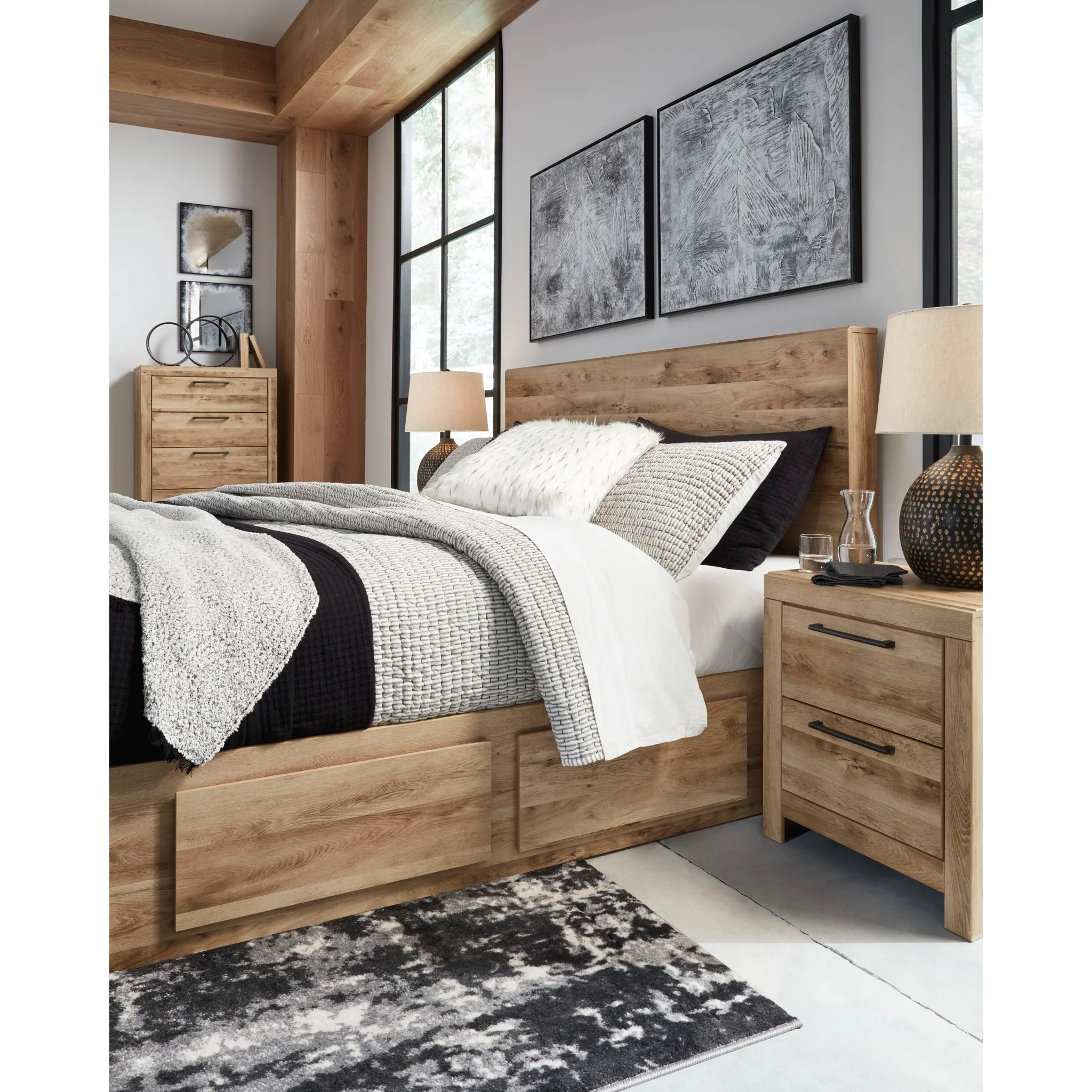Hyanna Bed with 4 Drawer Storage - Image 7