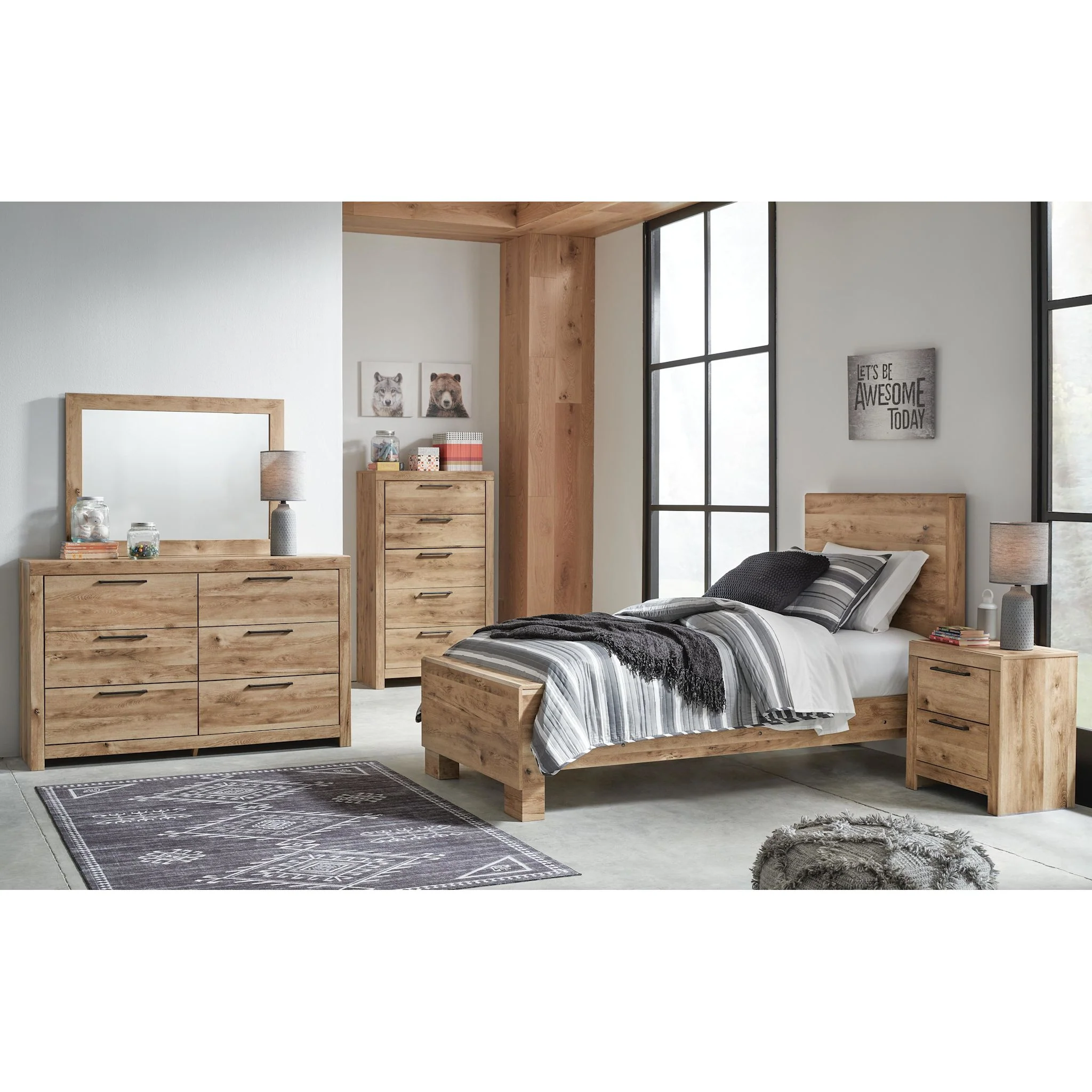 Hyanna Panel Bed - Image 5