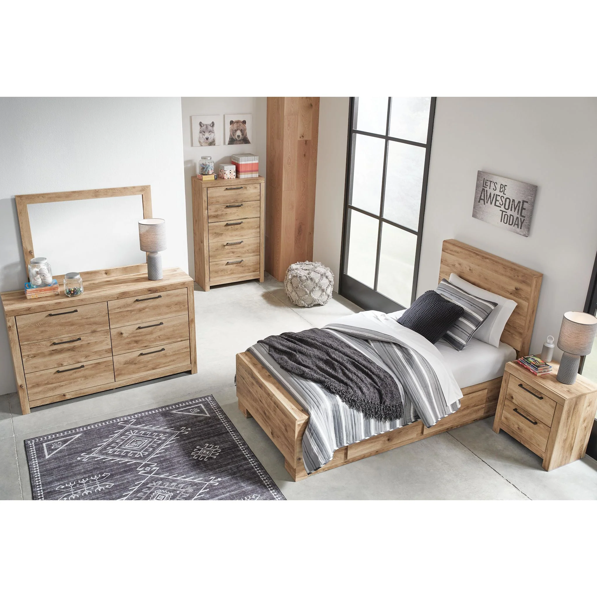 Hyanna Twin Bed w/Storage - Image 17