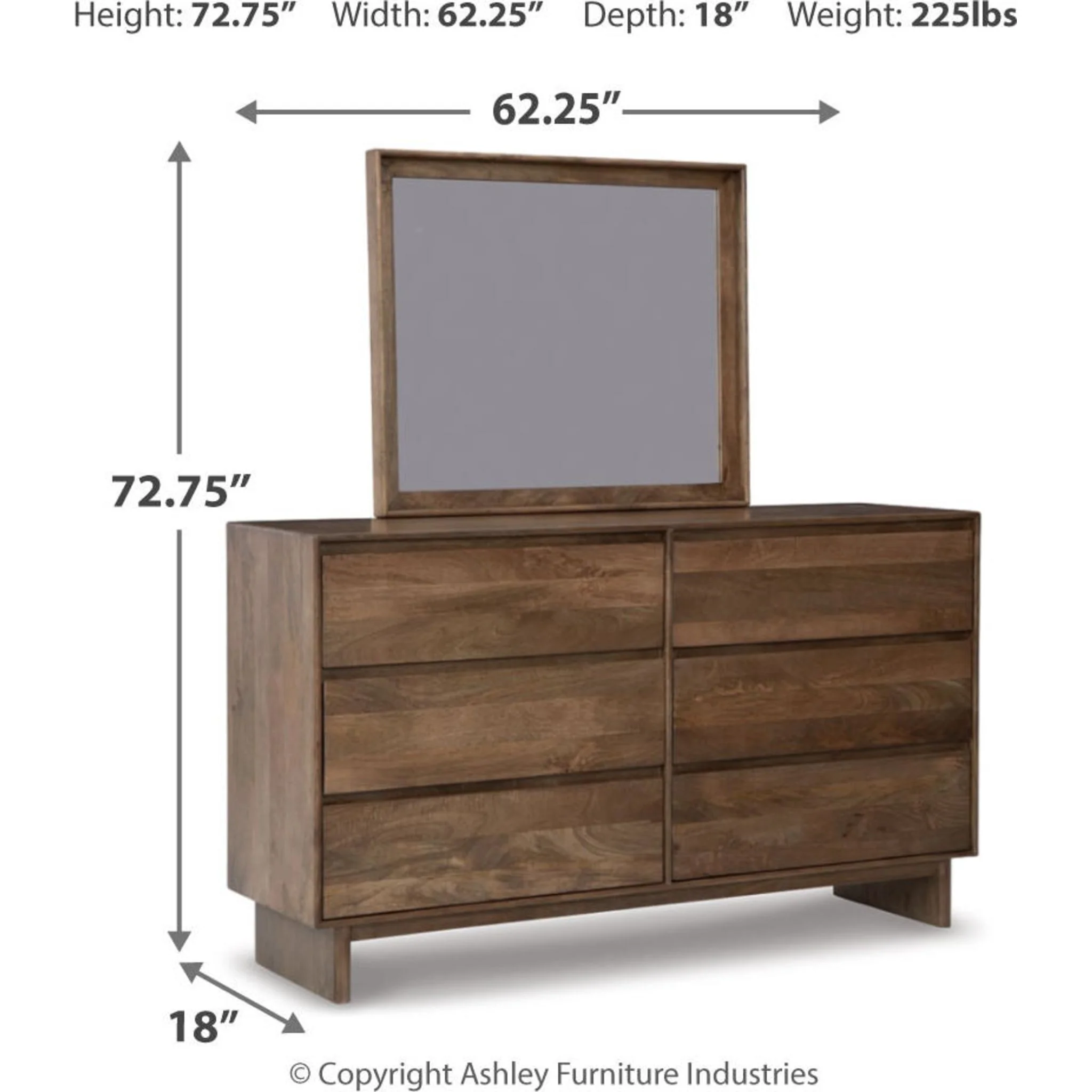 Isanti-Exclusive Dresser and Mirror - Image 8