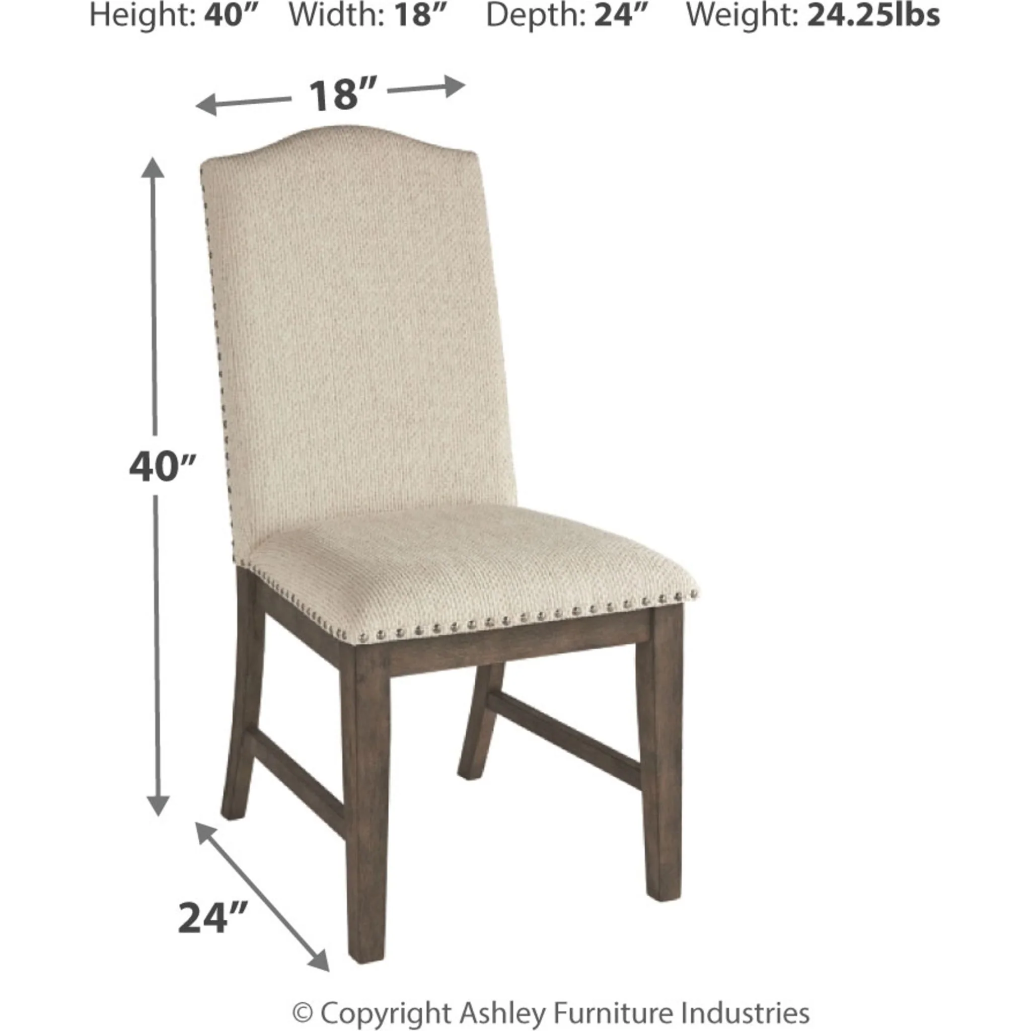 Johnelle-Exclusive Side Chair - Image 7