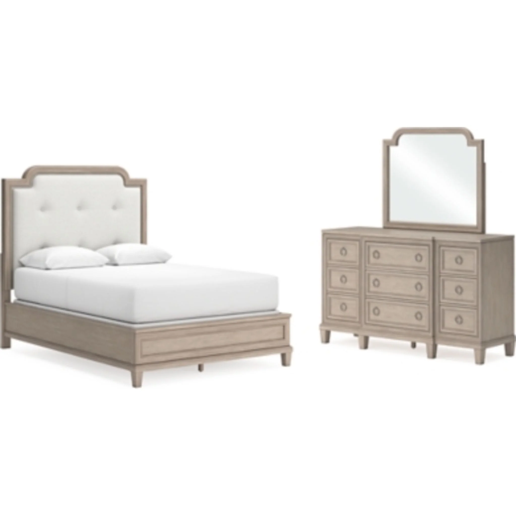 Jorlaina-Exclusive 5 Piece Upholstered Bedroom - Image 50