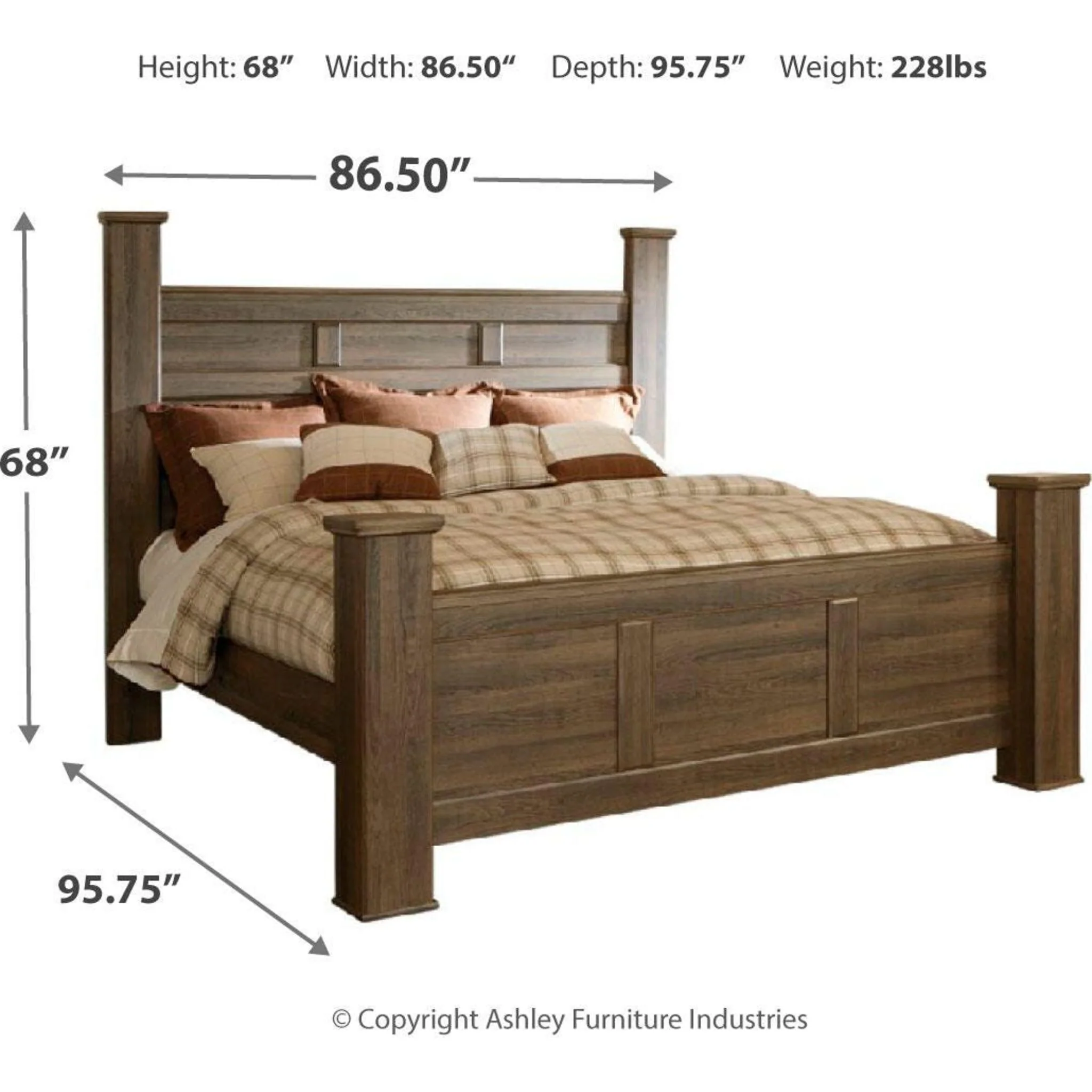 Juararo 5 Piece Poster Bedroom - Image 52