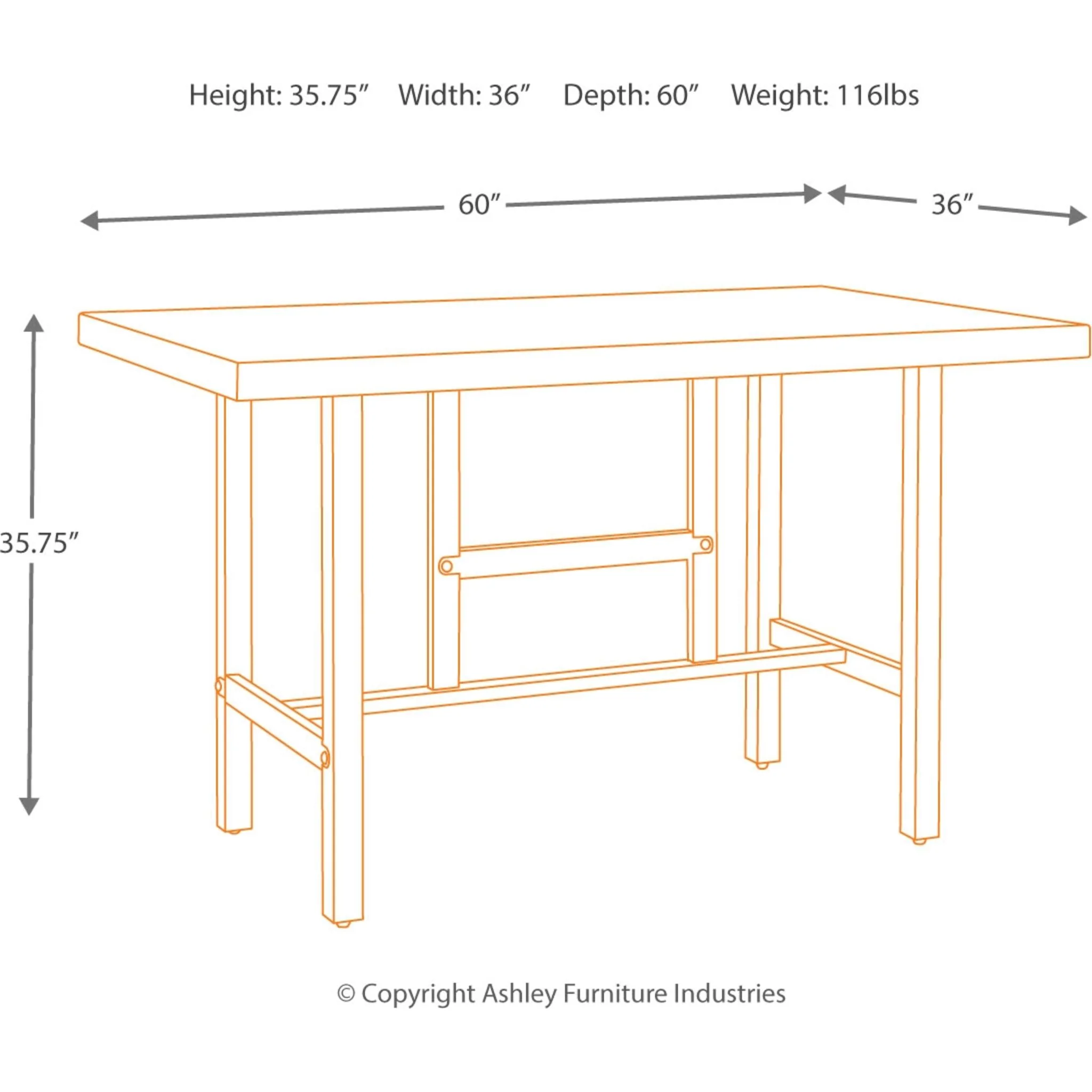 Kavara Counter Height Table - Image 13