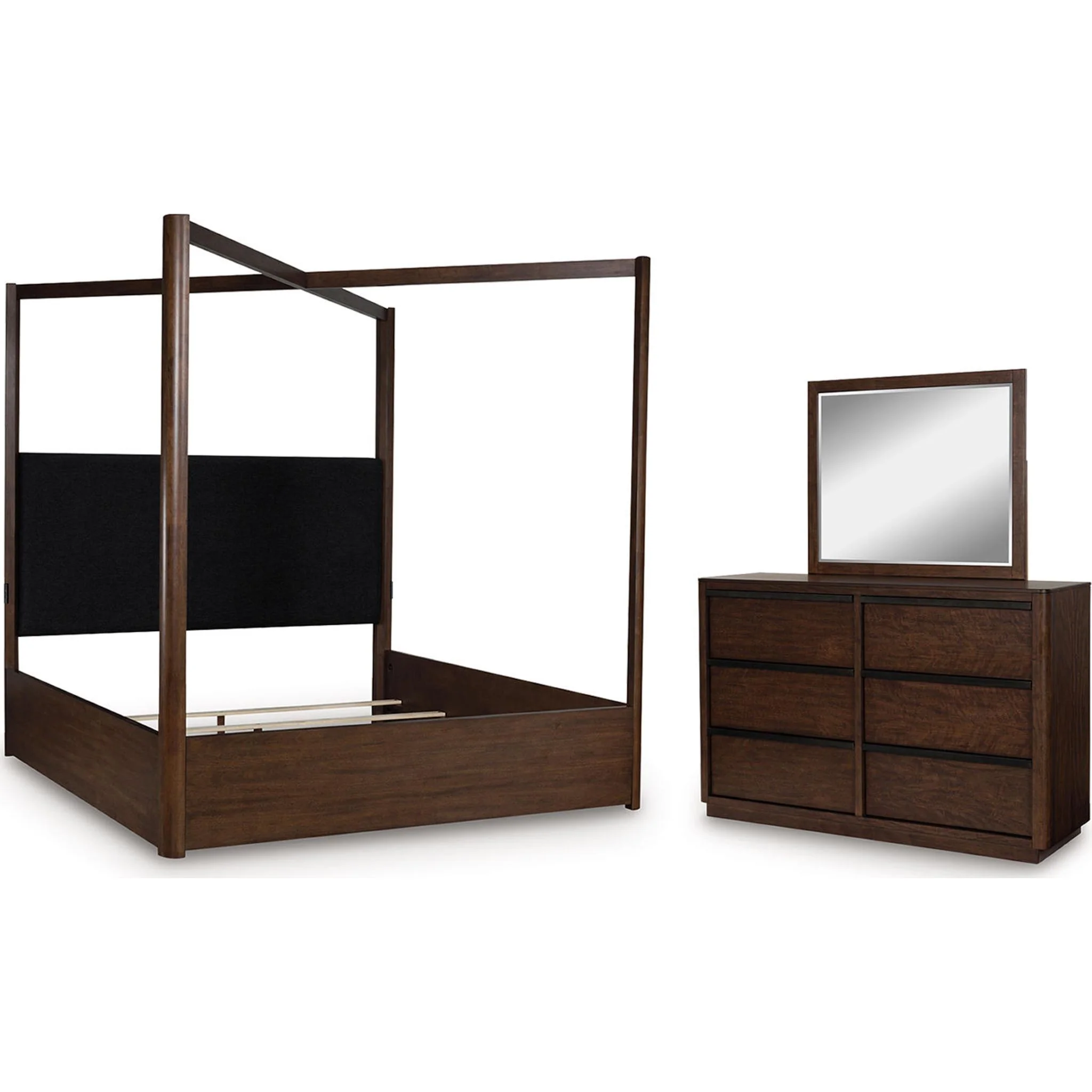 Kendamor 5 Piece King Canopy Bedroom - Image 10