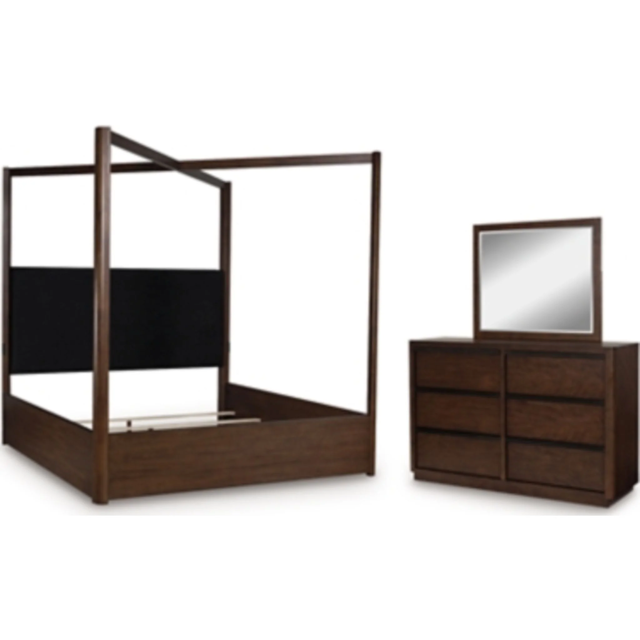 Kendamor 5 Piece Queen Canopy Bedroom - Image 20