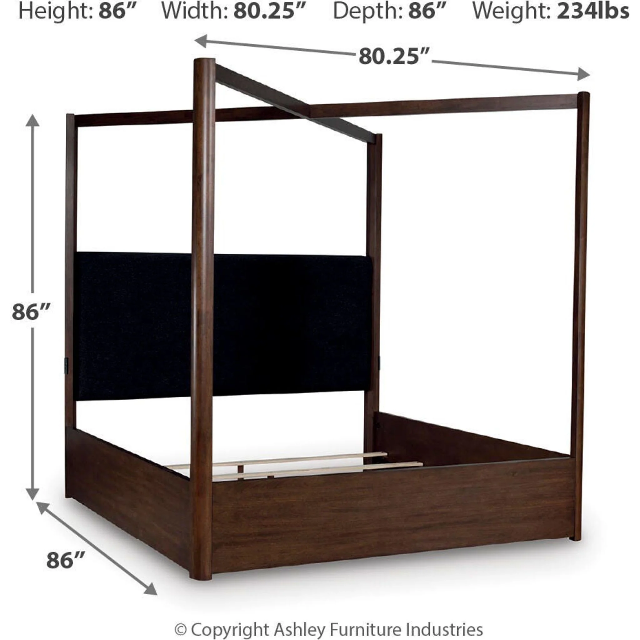 Kendamor King Canopy Bed - Image 3