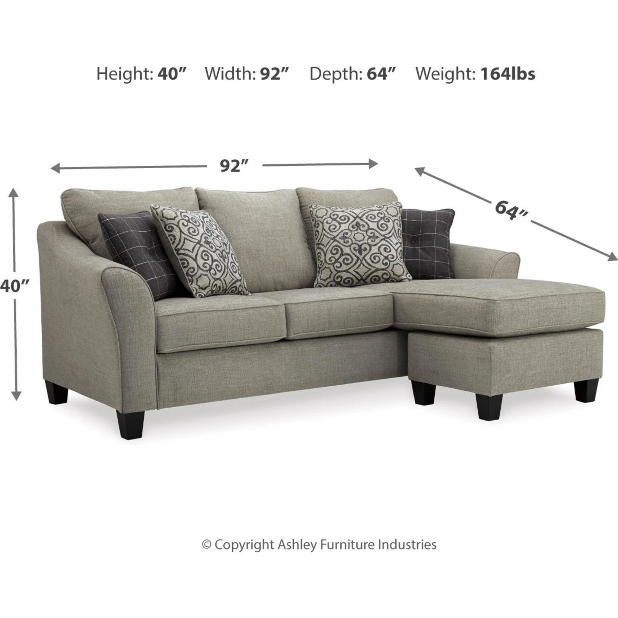 Kestrel Sofa Chaise - Image 21