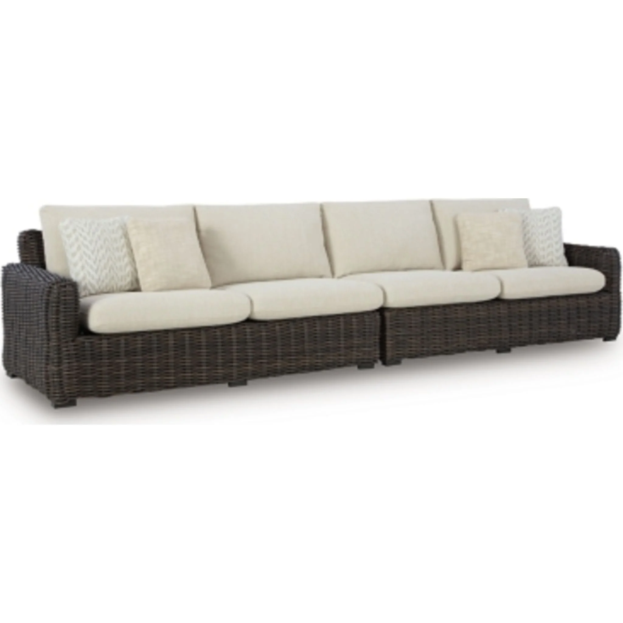 Kimora Outdoor Modular Left and Right Arm Loveseat with Cushion - Image 19