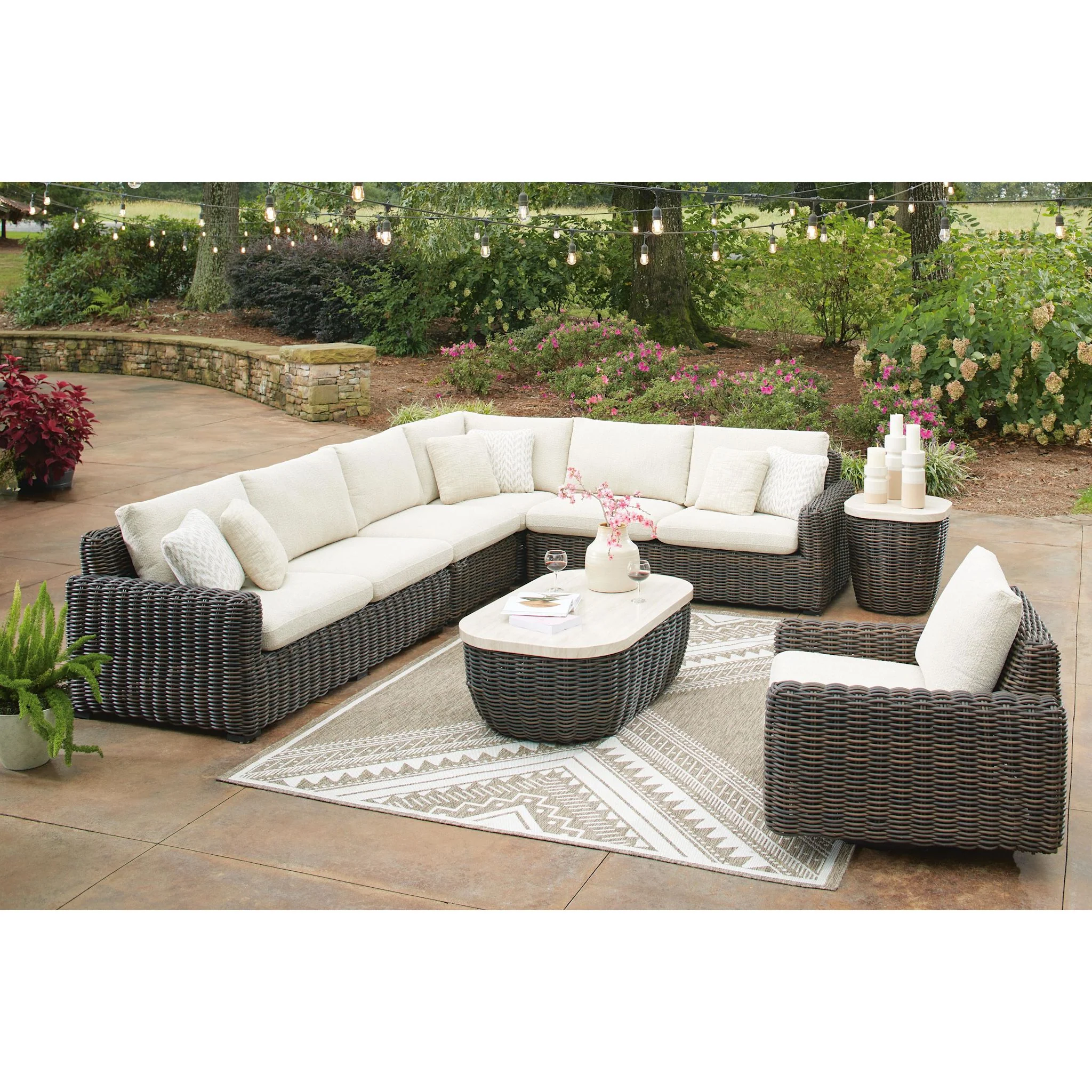 Kimora Outdoor Swivel Lounge Chair - Image 33