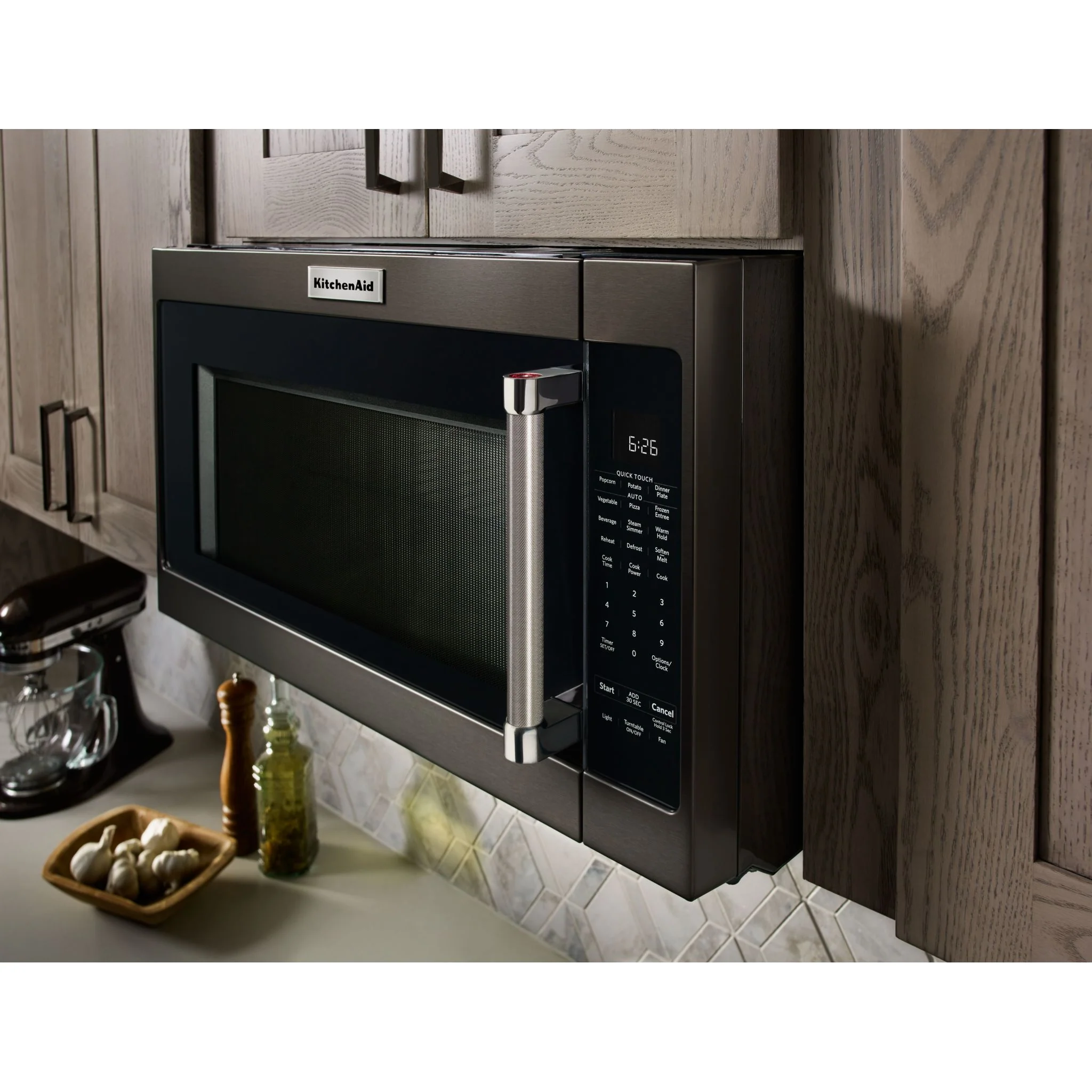 KitchenAid 900-Watt Microwave with 7 Sensor Functions - 30" (YKMHS120EBS) - Image 7
