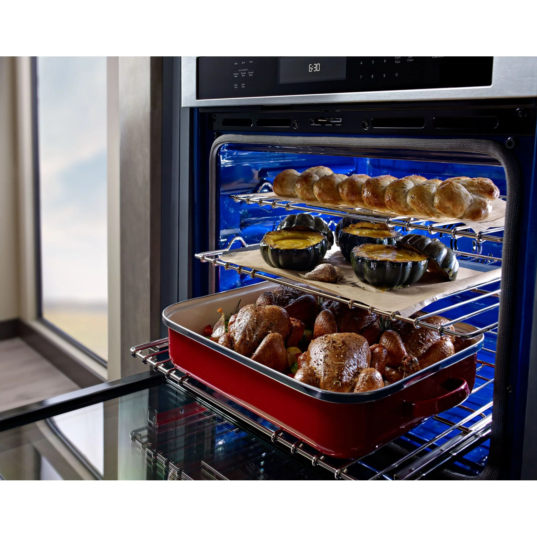 KitchenAid 30" Single Wall Oven with Even-Heat True Convection (KOSE500ESS) - Image 11