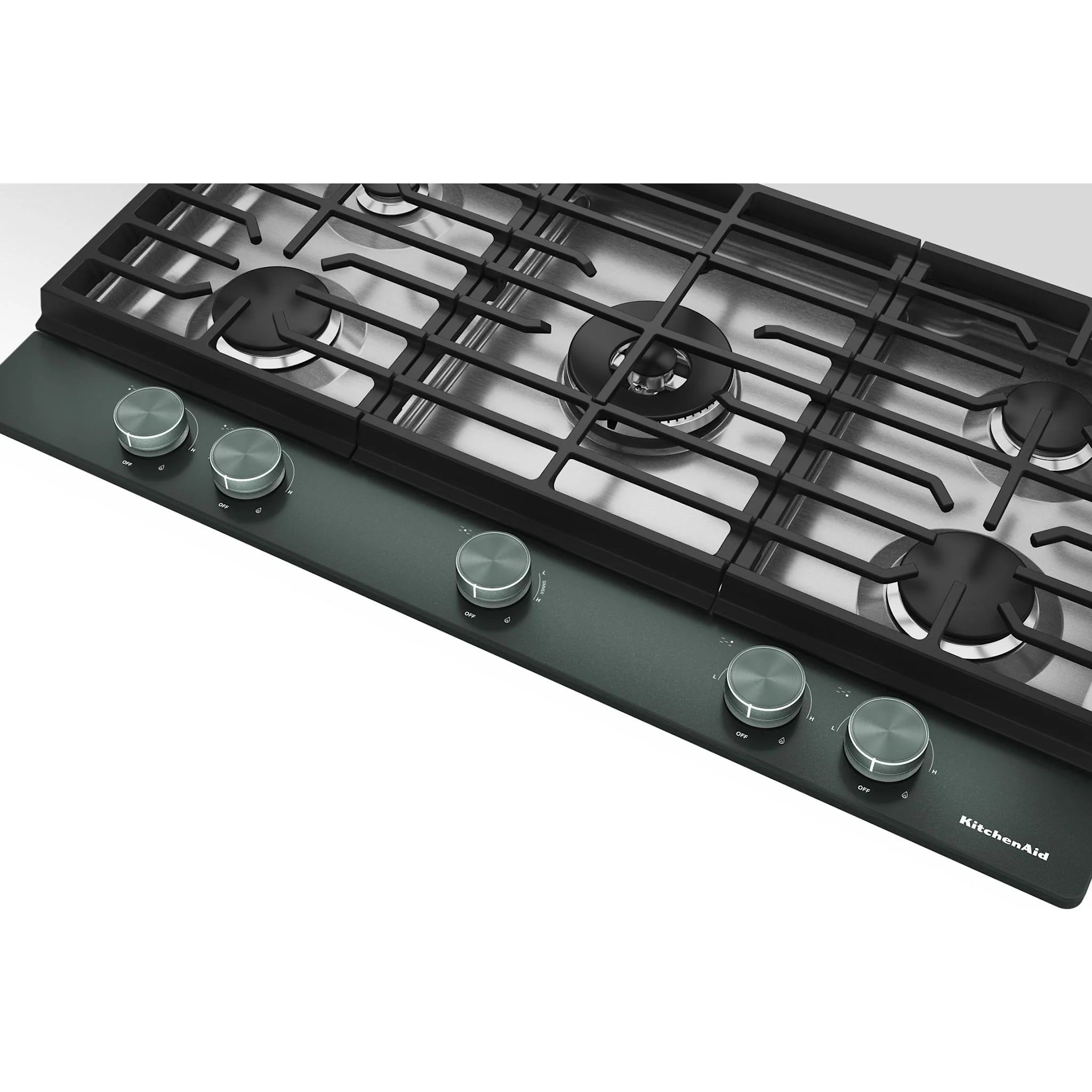KitchenAid 36" Gas Cooktop (KCGK536SJP) - Juniper - Image 4