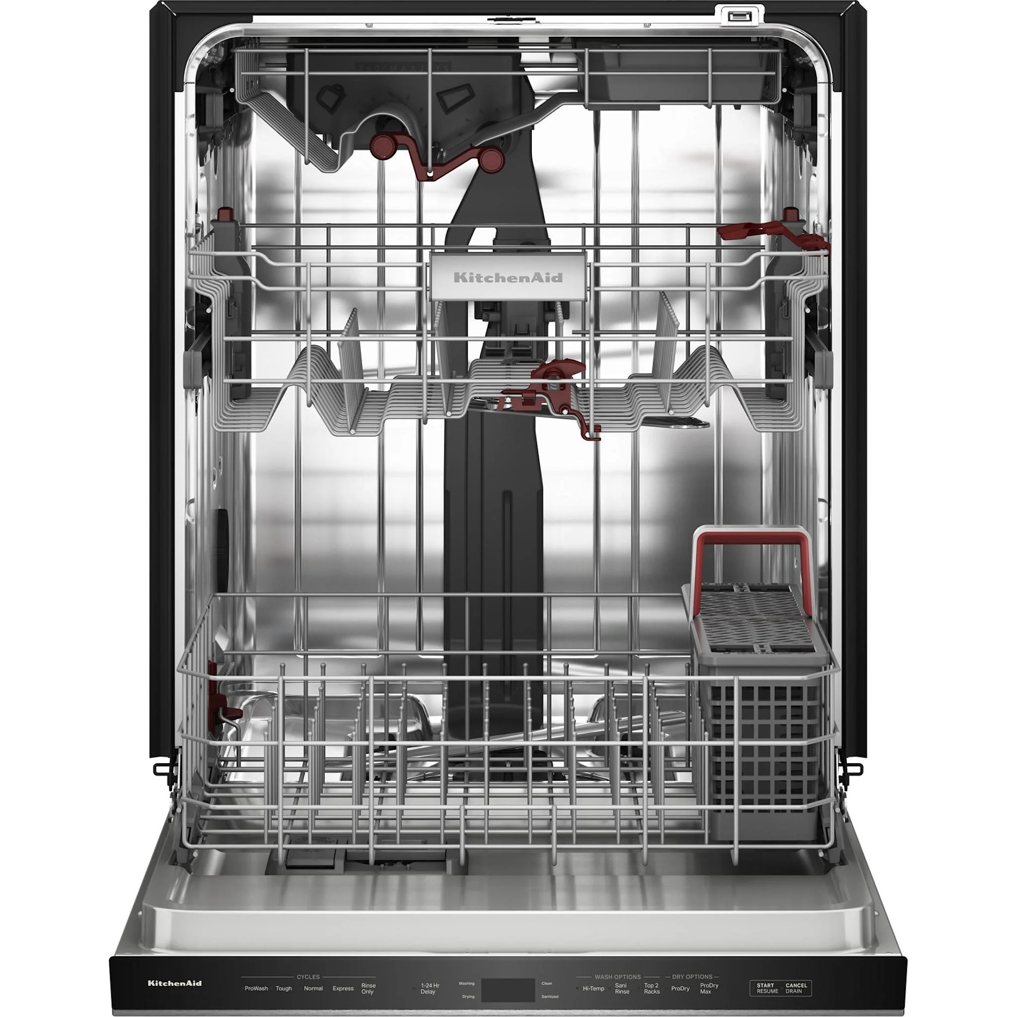 KitchenAid 360° Max Jets™ Third Rack Dishwasher with ProDry™ System, 44 dBA - PrintShield Stainless(KDPS424SPS) - Image 7