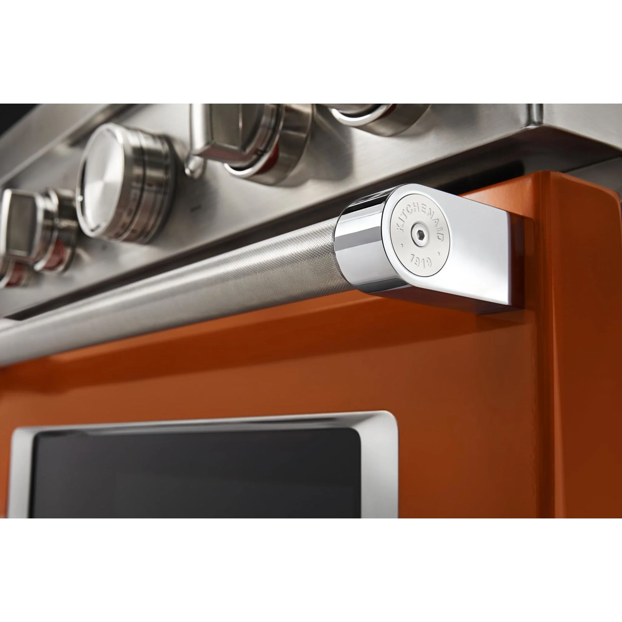 KitchenAid 30'' Smart Commercial-Style Dual Fuel Range with 4 Burners - Scorched Orange (KFDC500JSC) - Image 40