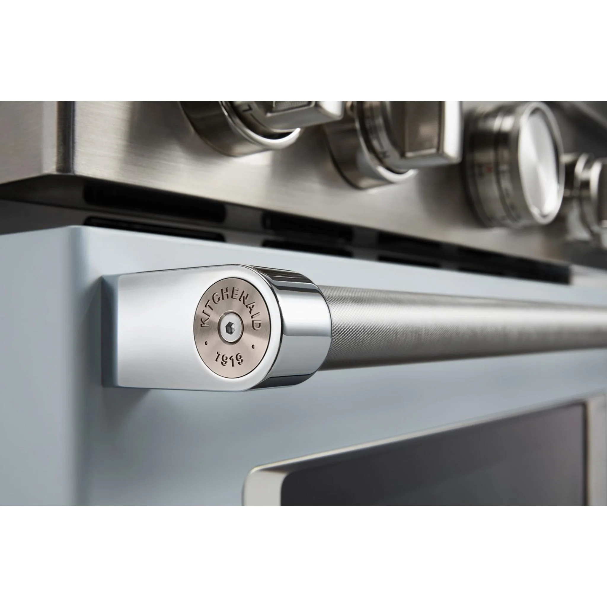 KitchenAid  30'' Smart Commercial-Style Gas Range with 4 Burners - Misty Blue (KFGC500JMB) - Image 28