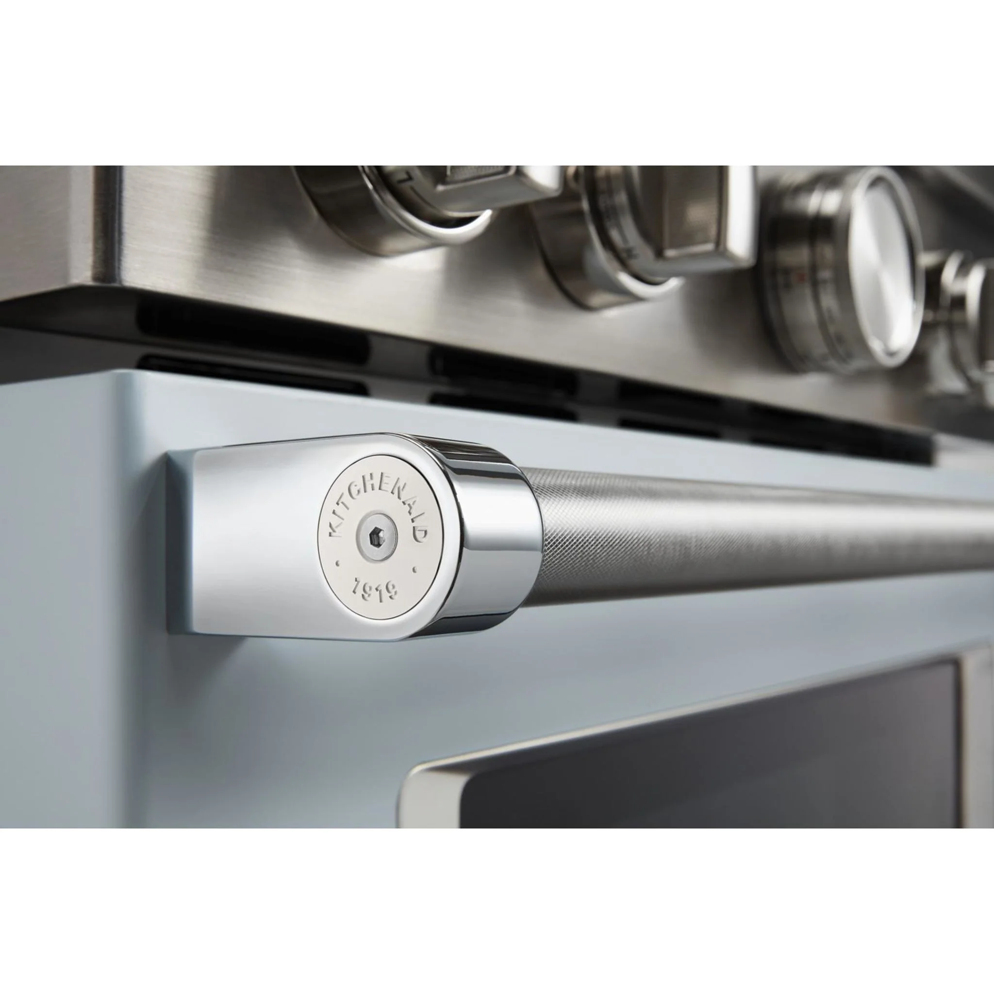KitchenAid  30'' Smart Commercial-Style Gas Range with 4 Burners - Misty Blue (KFGC500JMB) - Image 32