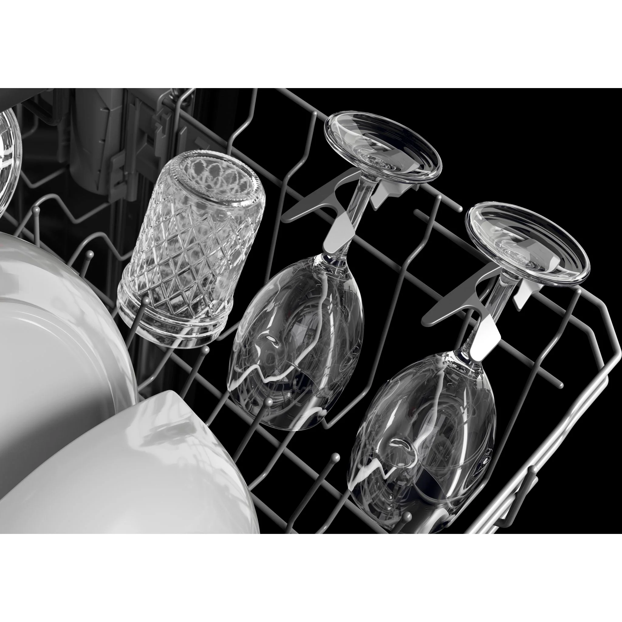KitchenAid 44 dBA Dishwasher in PrintShield Finish with 360A° Max Jets Third Rack - Black Stainless (KDPM604KBS) - Image 3