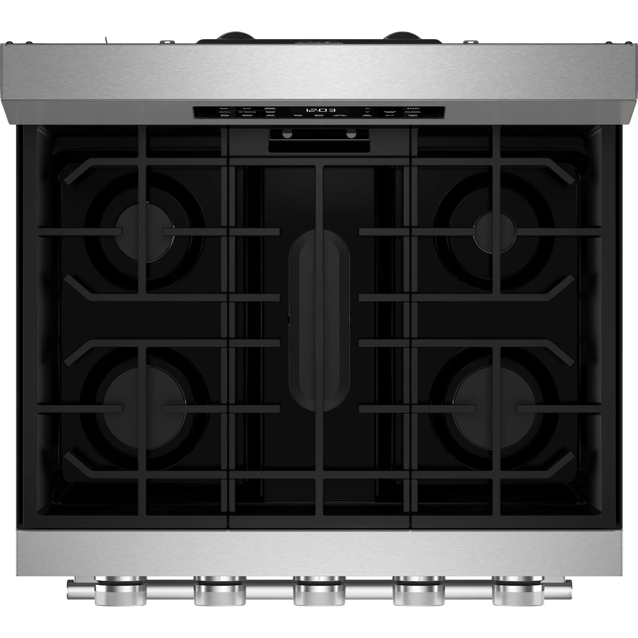 KitchenAid 5.0 Cu. Ft. Smart Freestanding Gas Range with Convection Cooking Modes - Stainless Steel (KFGS330TPS) - Image 6